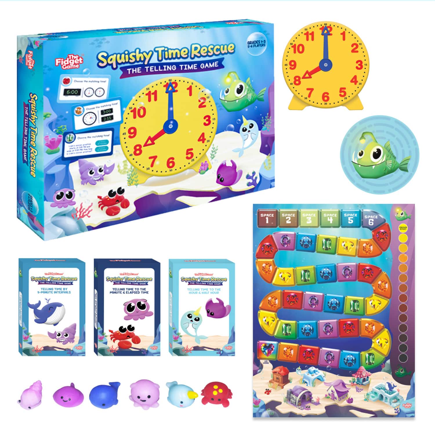 The Fidget Game Squishy Time Rescue Game Set