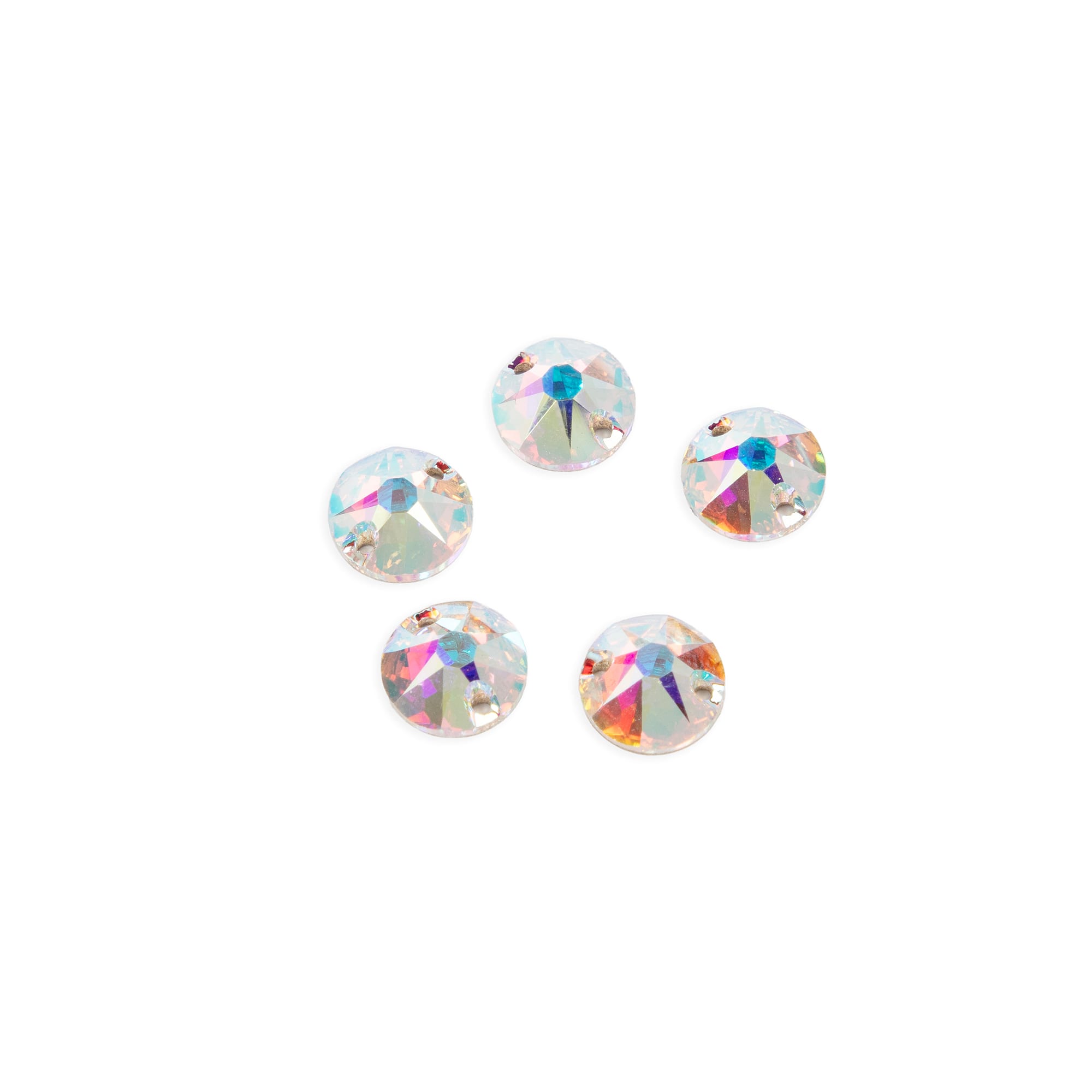 6 Packs: 5 ct. (30 total) 8mm Round Sew-On Austrian Crystals by Bead Landing™