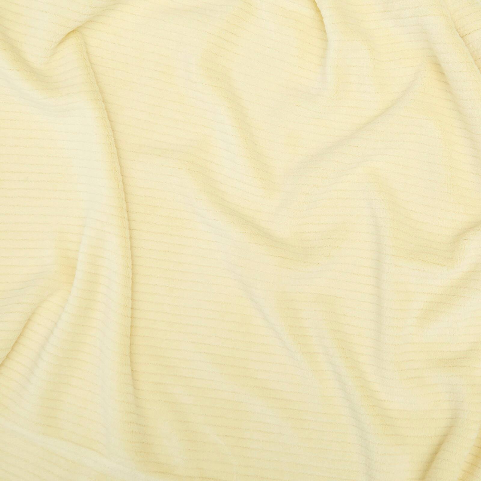 Springs Creative Plush Chenille Light Yellow Fleece Fabric