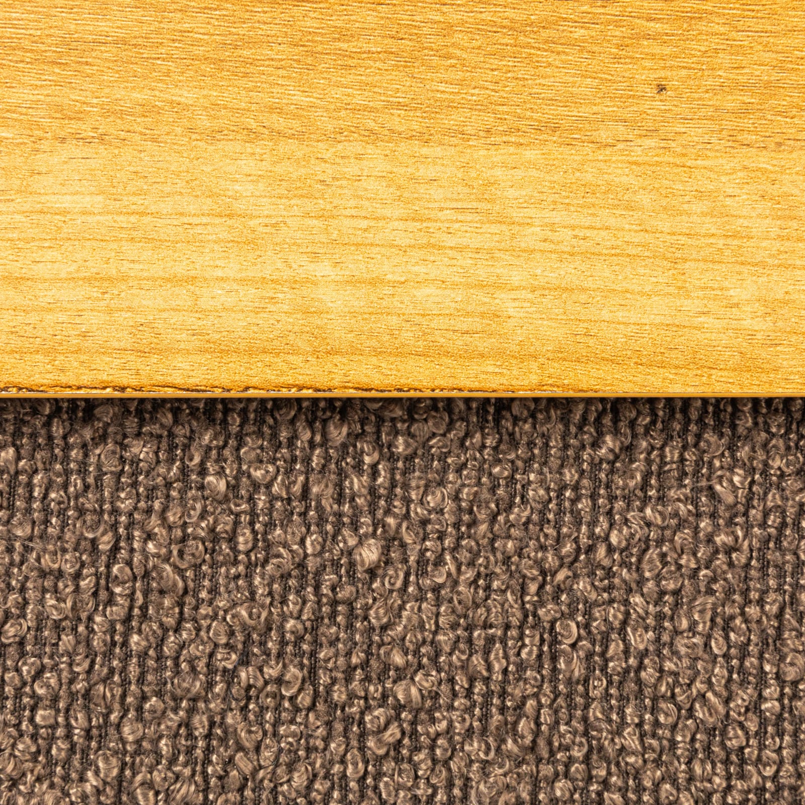 Household Essentials Versatile Boucle Ottoman with Hidden Storage