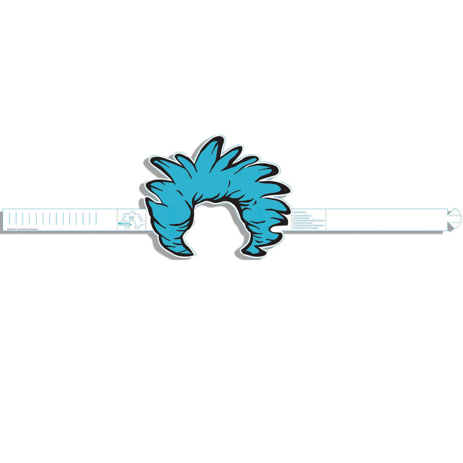 Eureka® Dr. Seuss™ Thing Hair Wearable Cut Out Hat, 32ct.