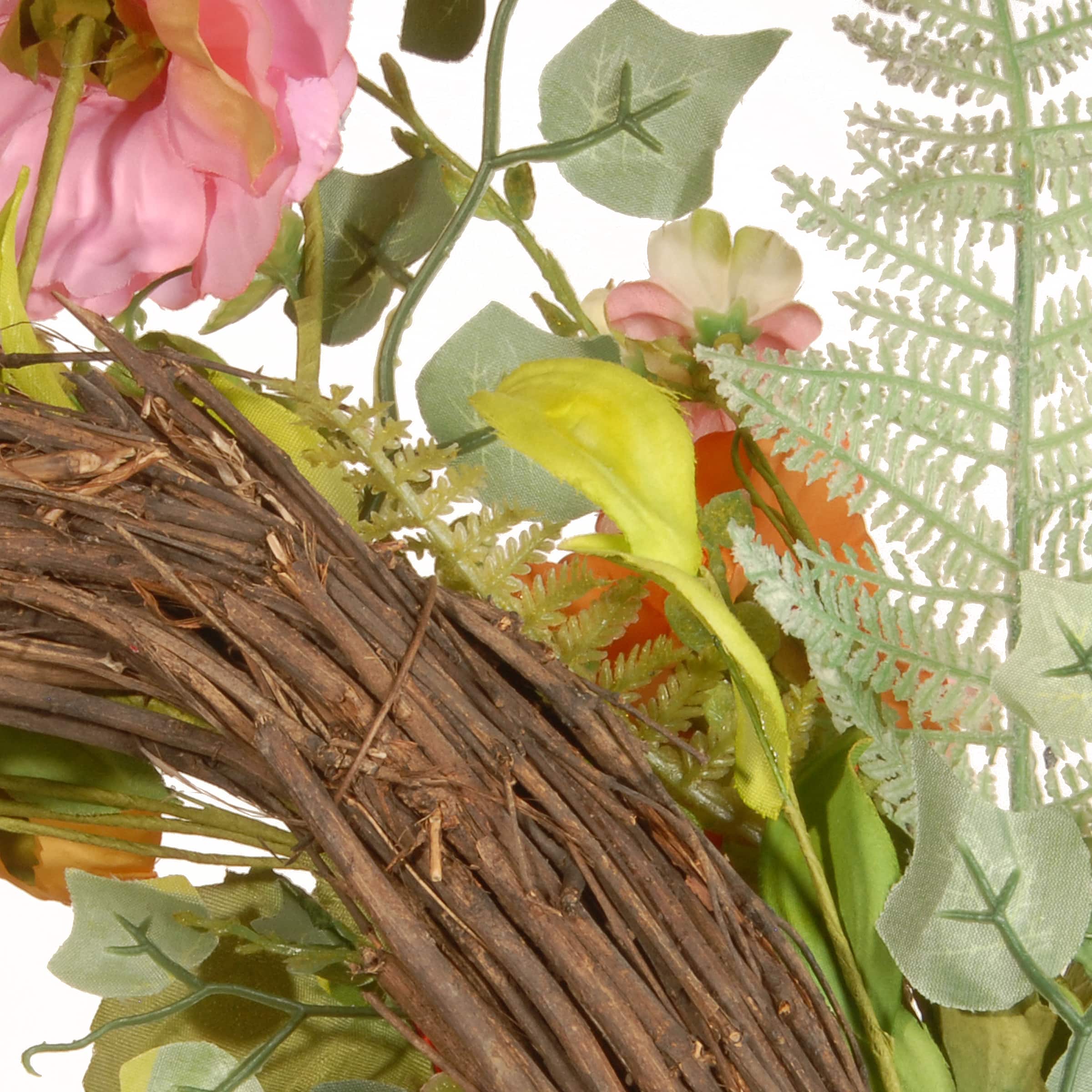 22" Spring Flower Wreath