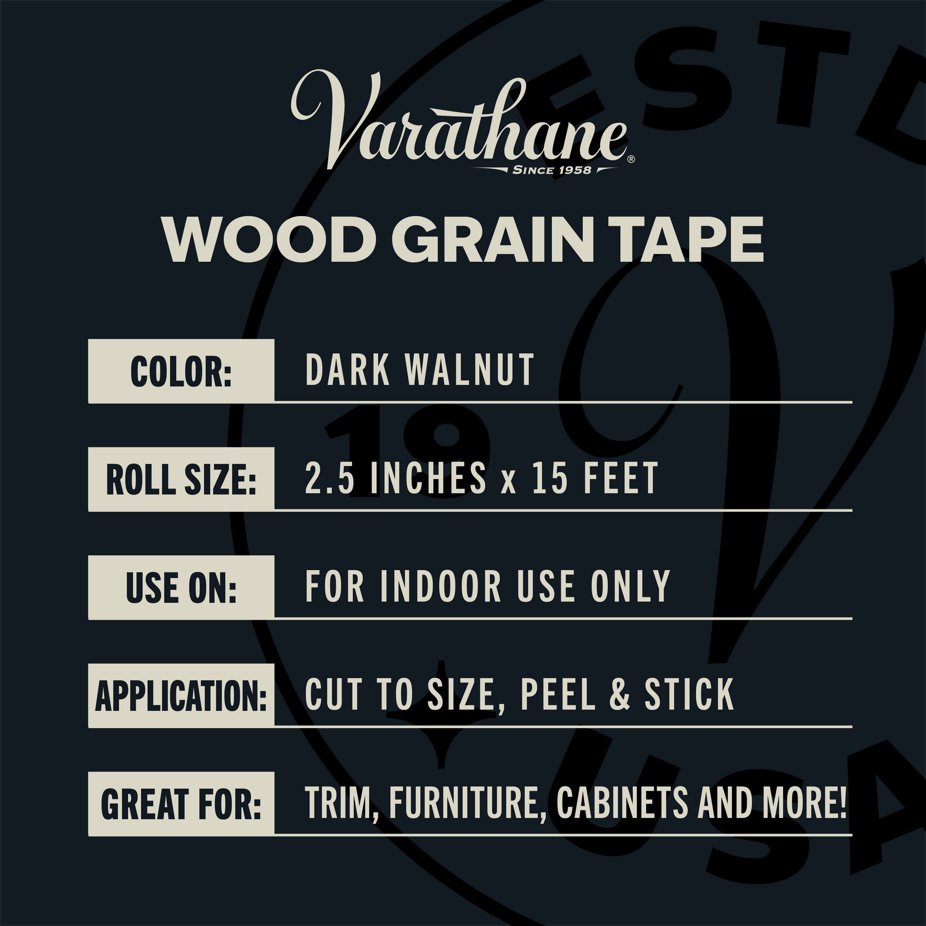 Varathane® 2.5" x 15ft. Wood Grain Tape