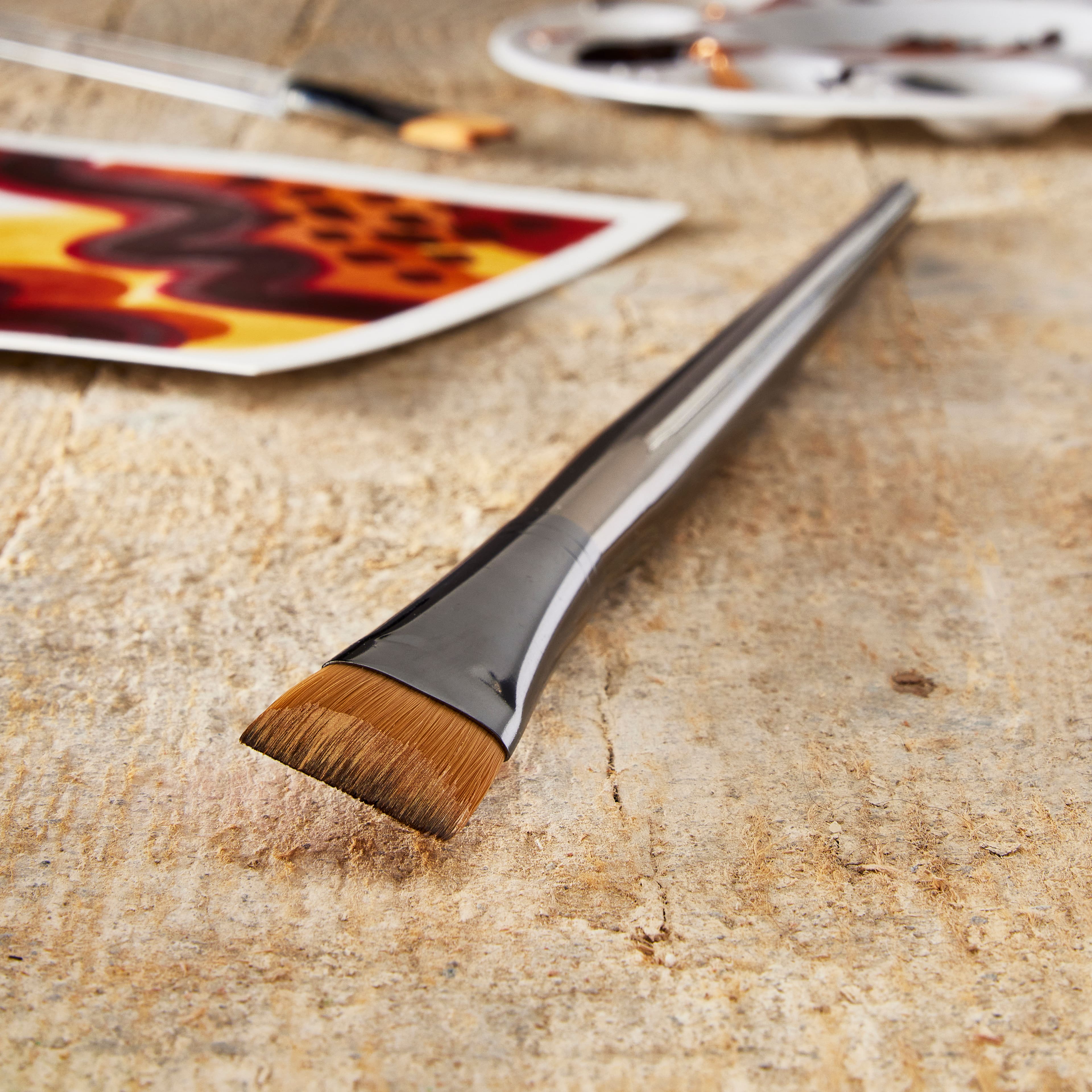 12 Pack: Zen™ Series 43 Long Handle Bright Brush