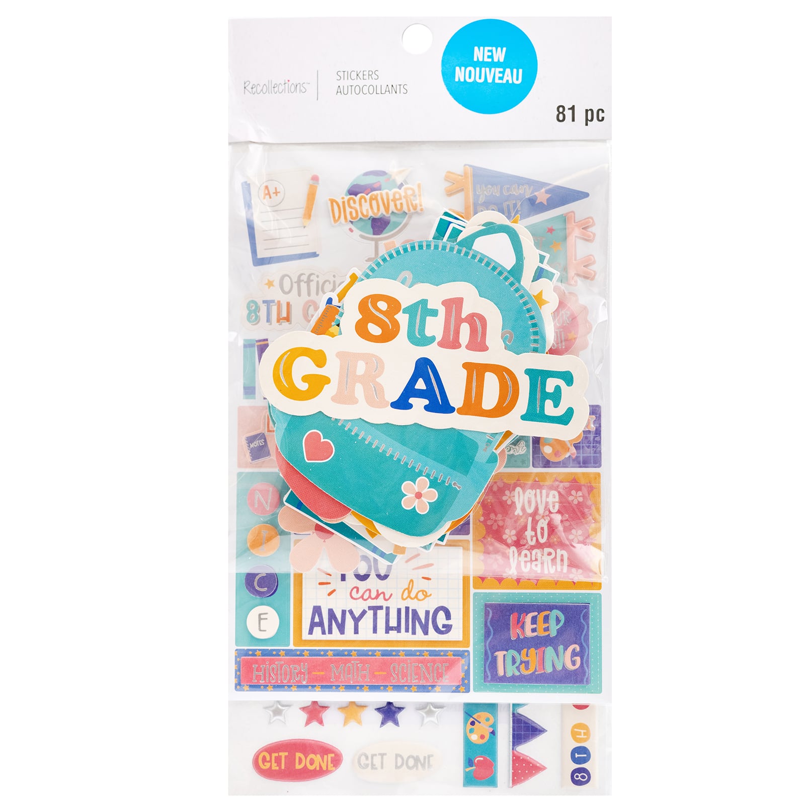 8th Grade Stickers by Recollections™