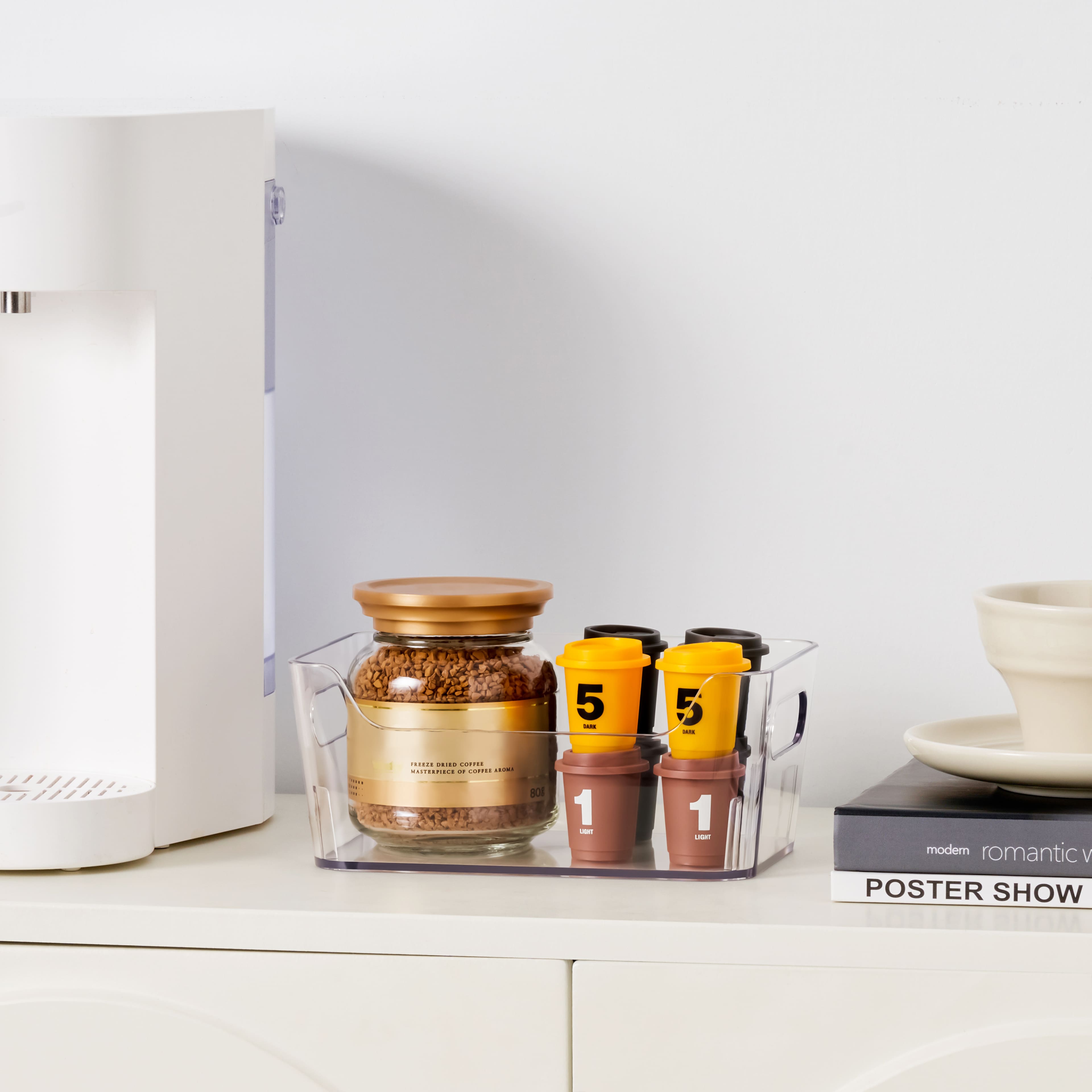 24 Pack: Small Clear Open Storage Bin by Simply Tidy®