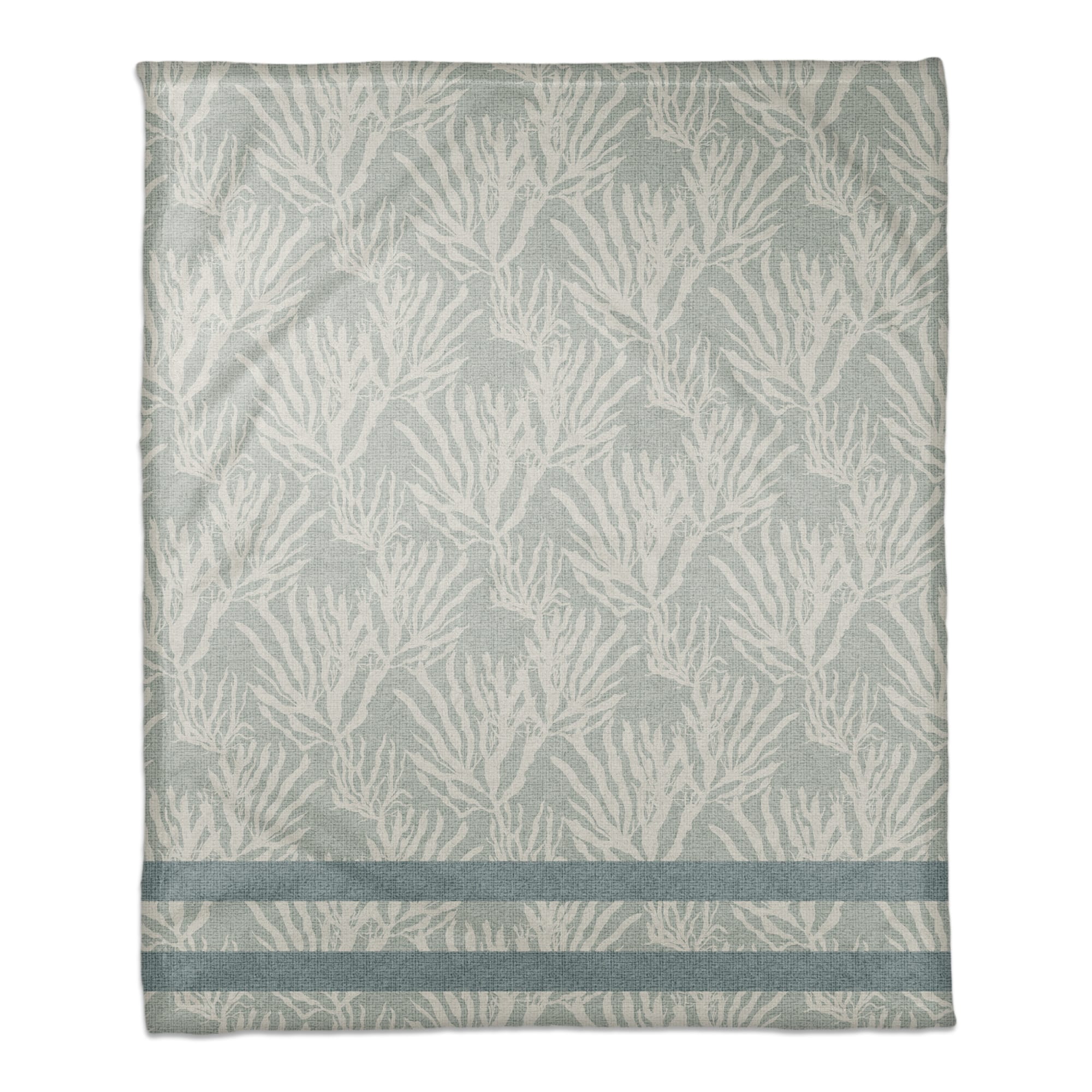Coral Print Fleece Blanket