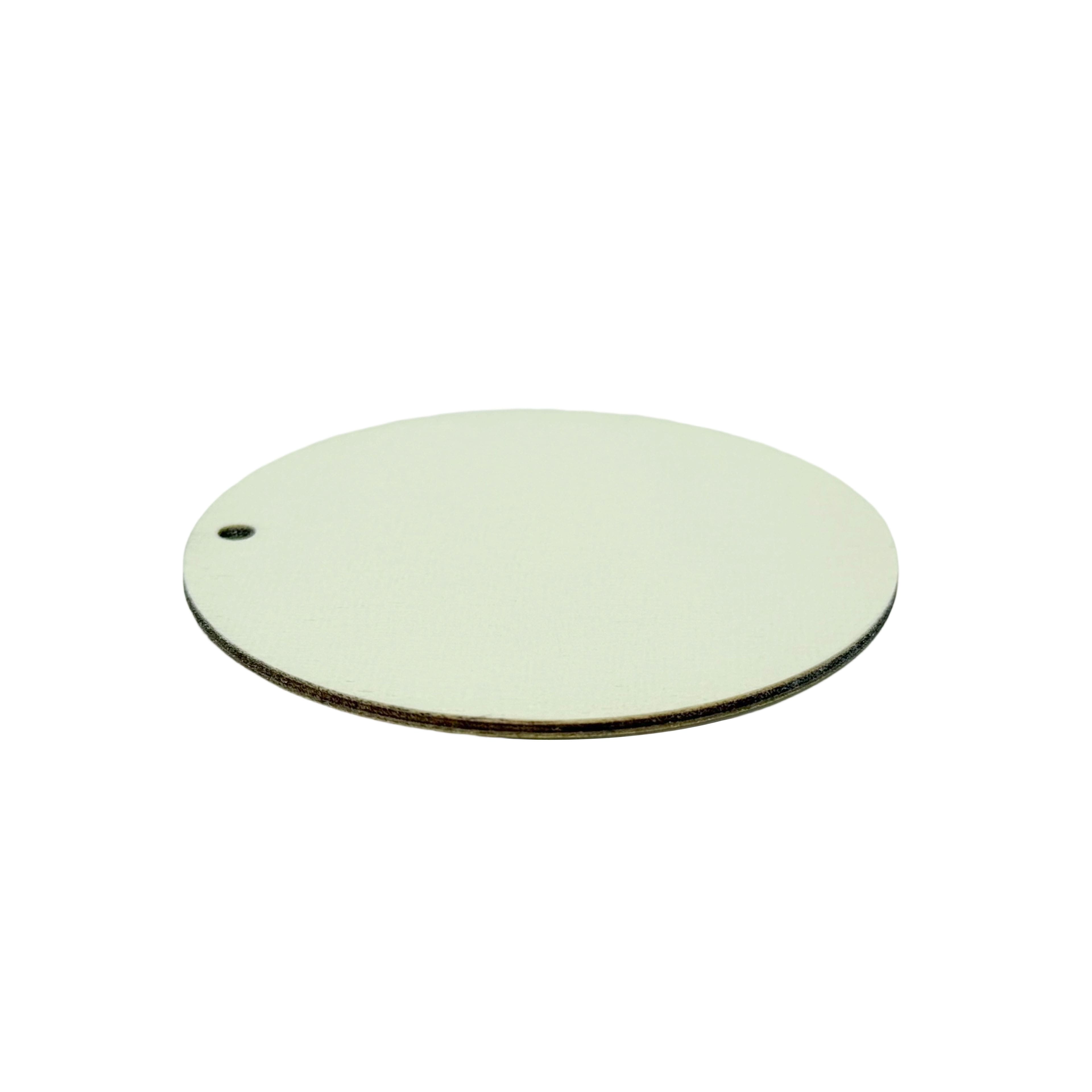 50 Pack 2.75" DIY Round Plywood Ornaments by Make Market®