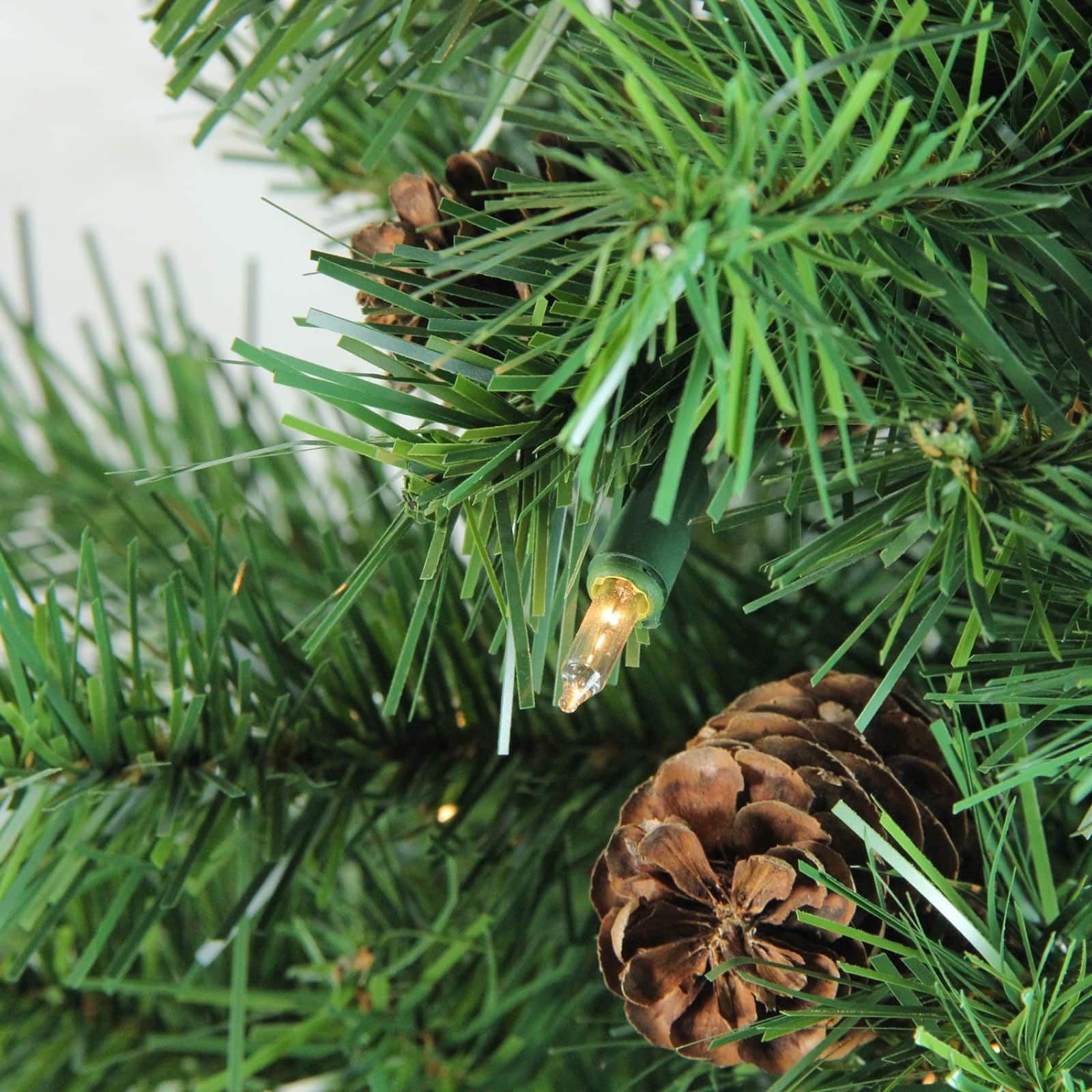 3ft. Pre-Lit Dakota Pine Artificial Christmas Tree, Clear Dura-Lit Lights