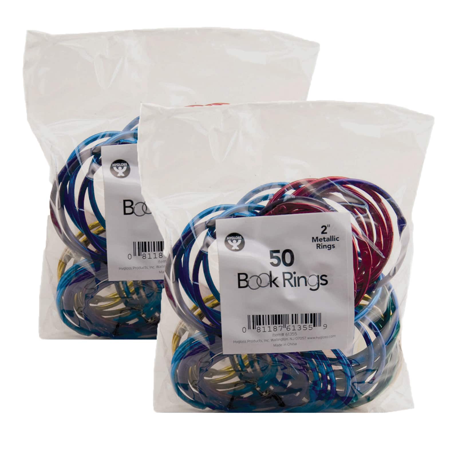 Hygloss® Book Rings, 2 Packs of 100
