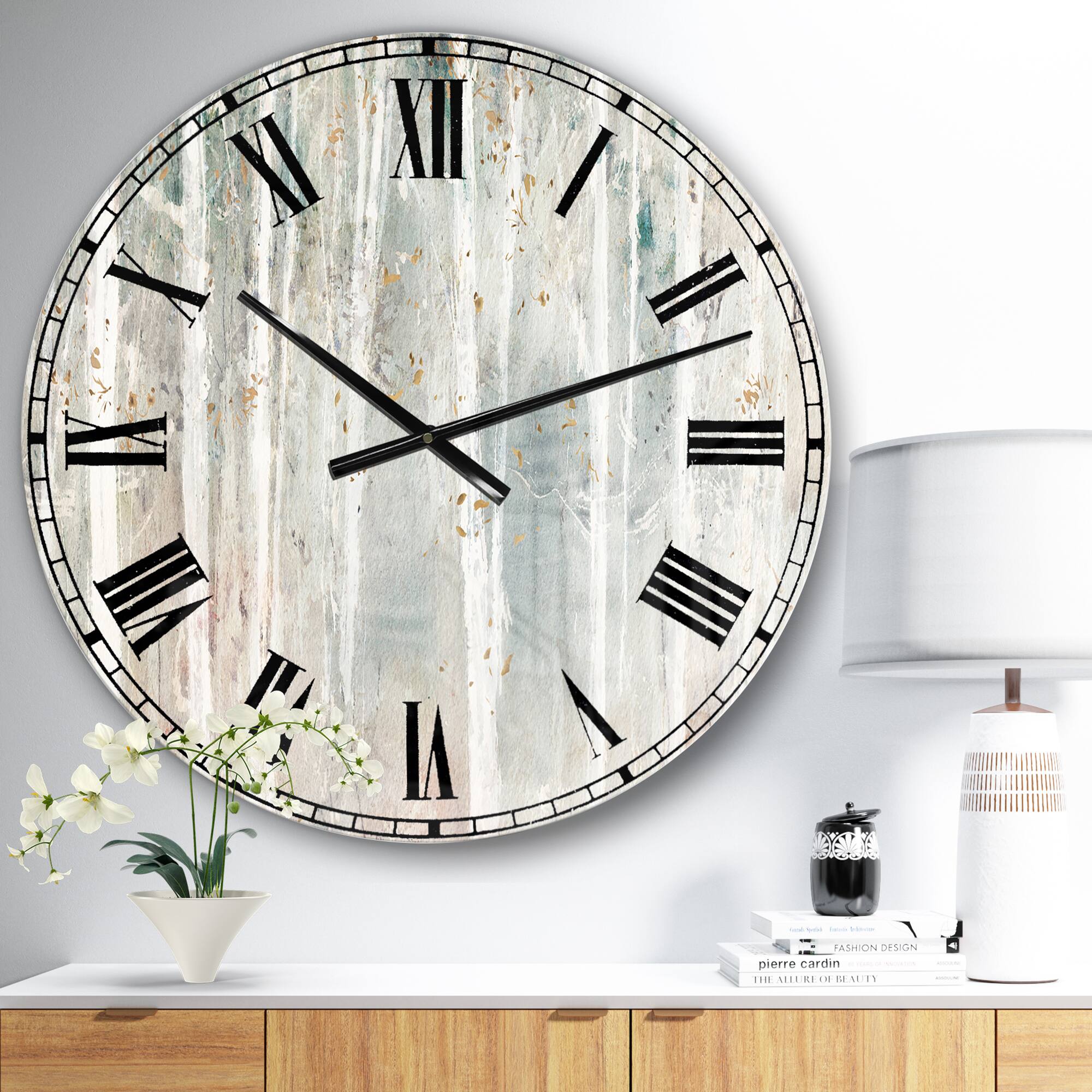 Designart 'A Woodland Walk Into The Forest Iii Traditional Wall Clock