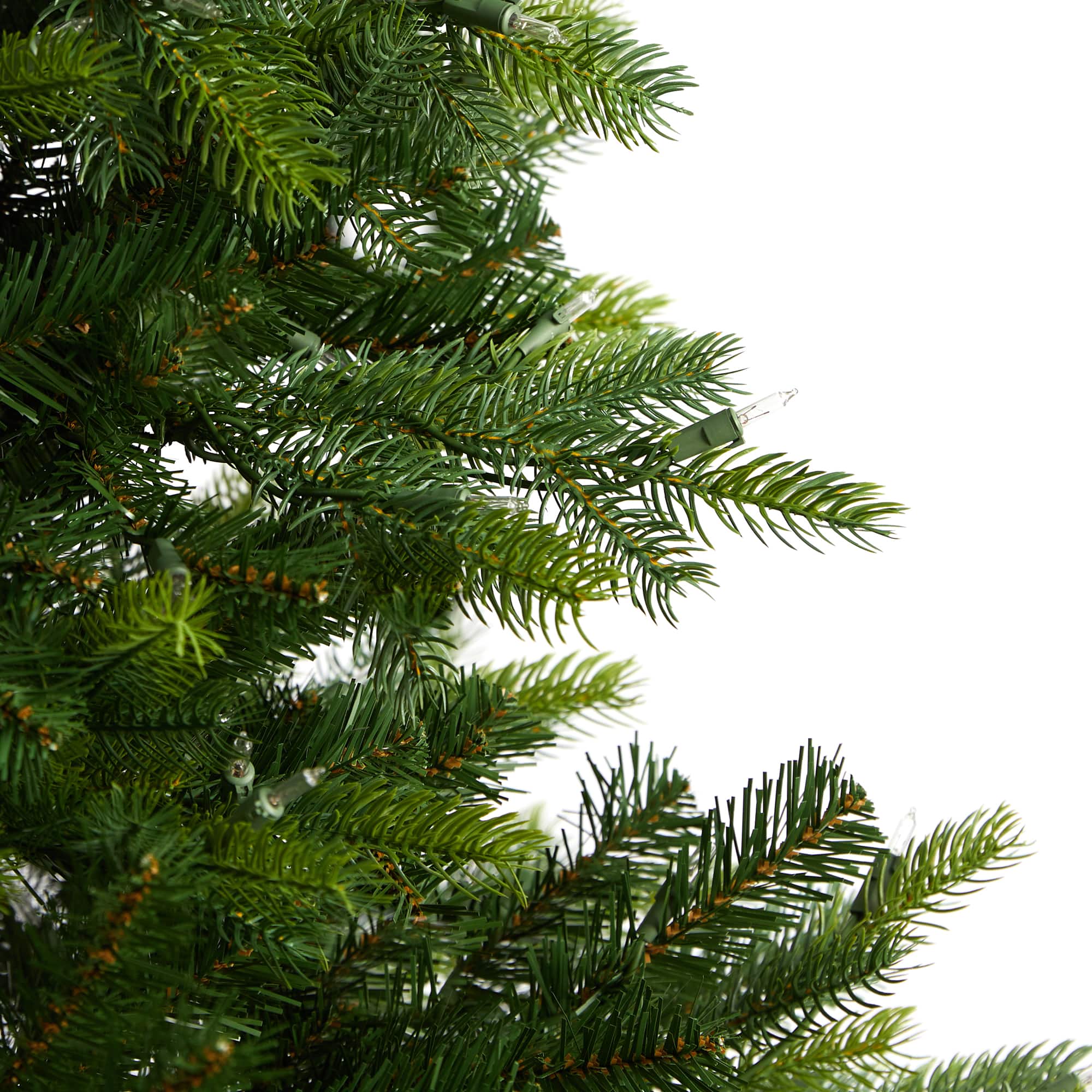 6ft. Pre-Lit North Carolina Spruce Artificial Christmas Tree, Clear LED Lights