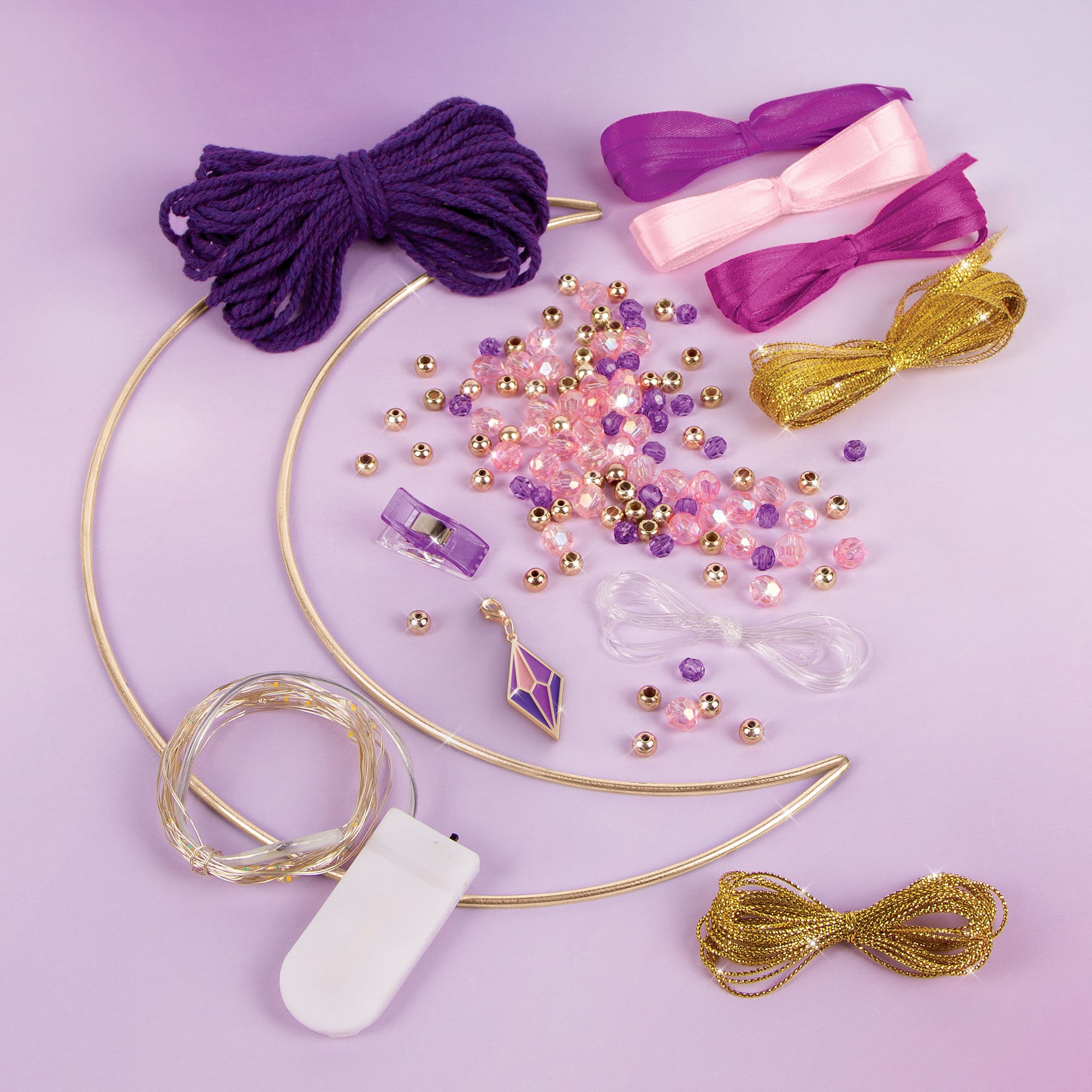 Make It Real™ DIY Lunar Dream Catcher with Lights Kit