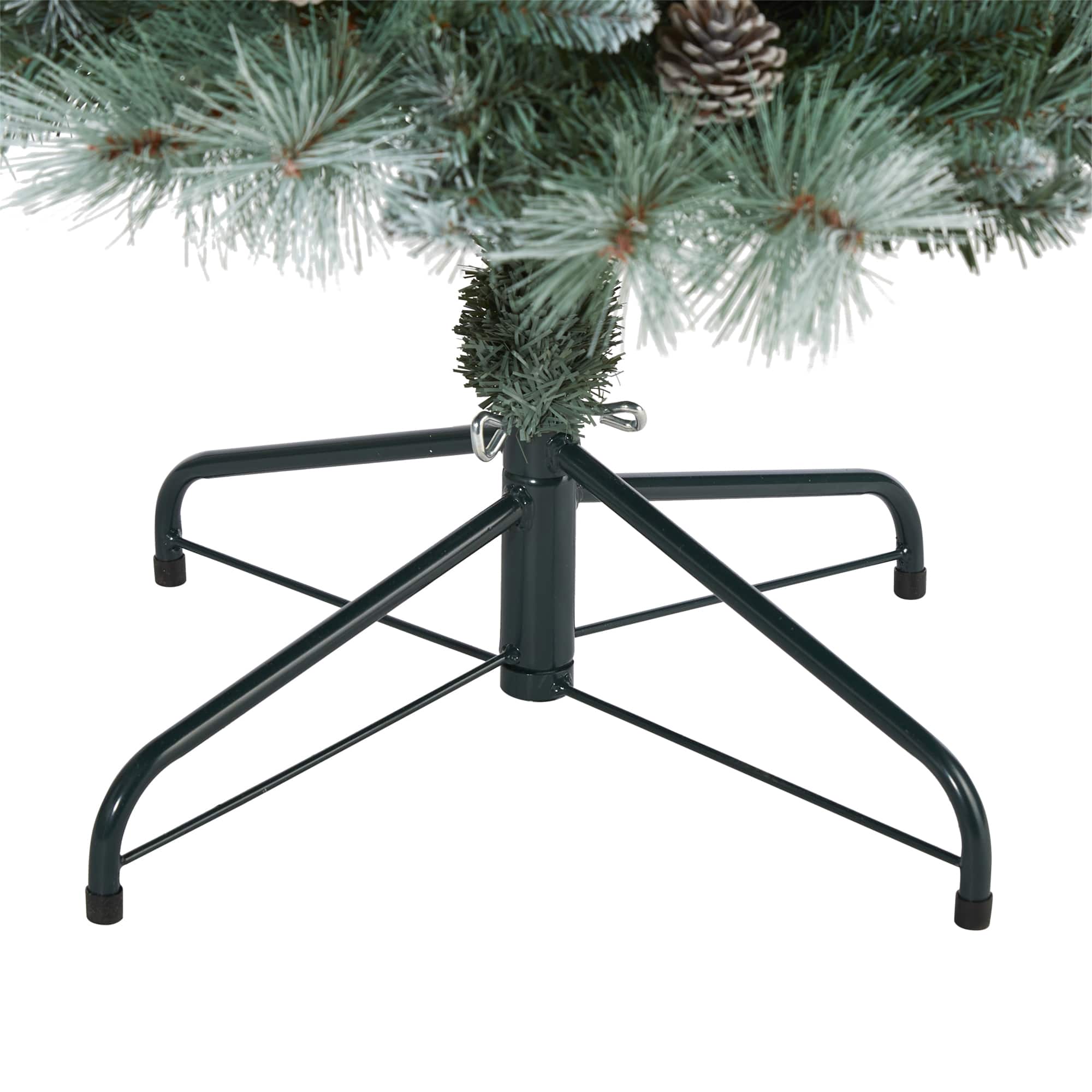 6ft. Pre-Lit British Columbia Mountain Pine Artificial Christmas Tree, Clear LED Lights