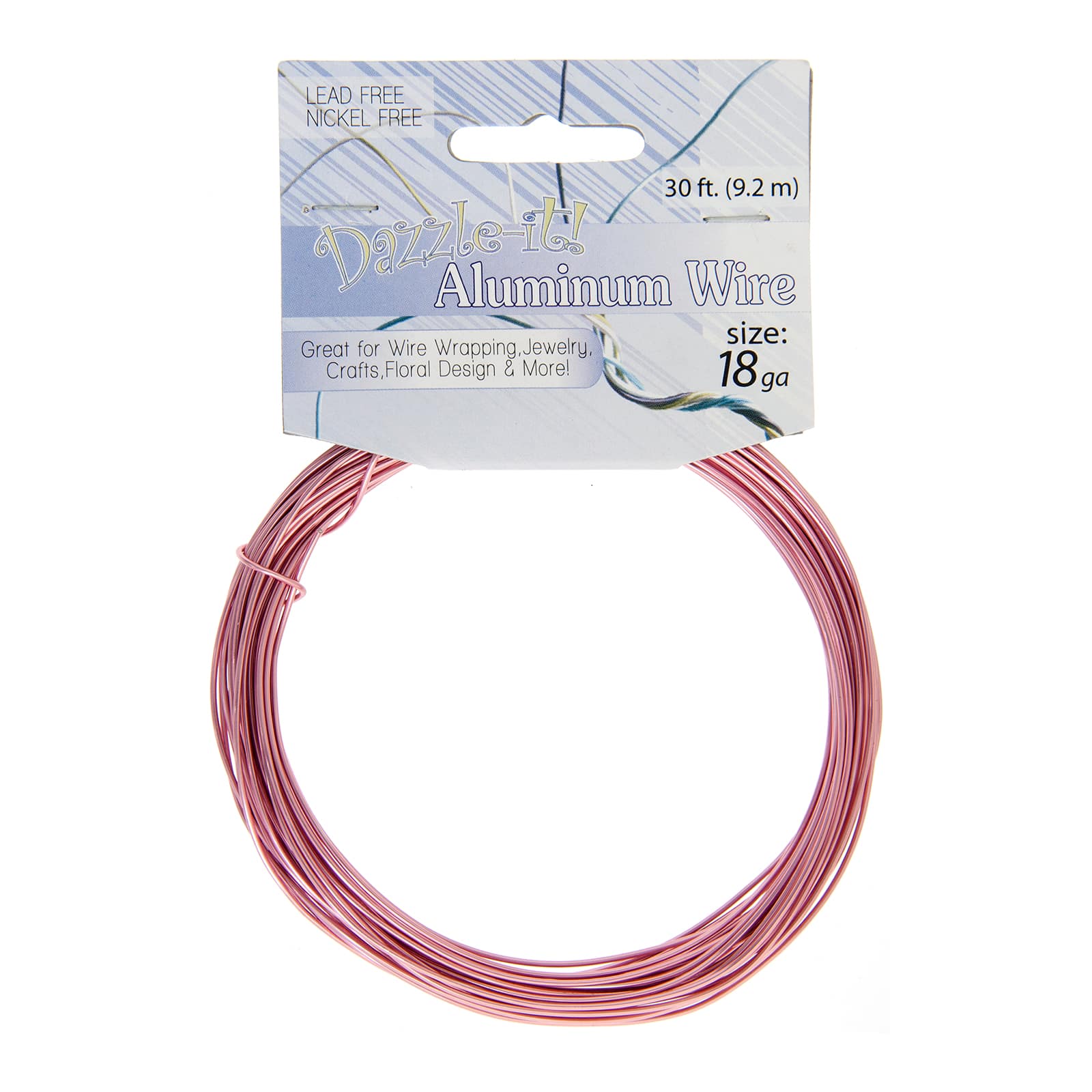 John Bead 18 Gauge Aluminum Jewelry Wire, 30ft.