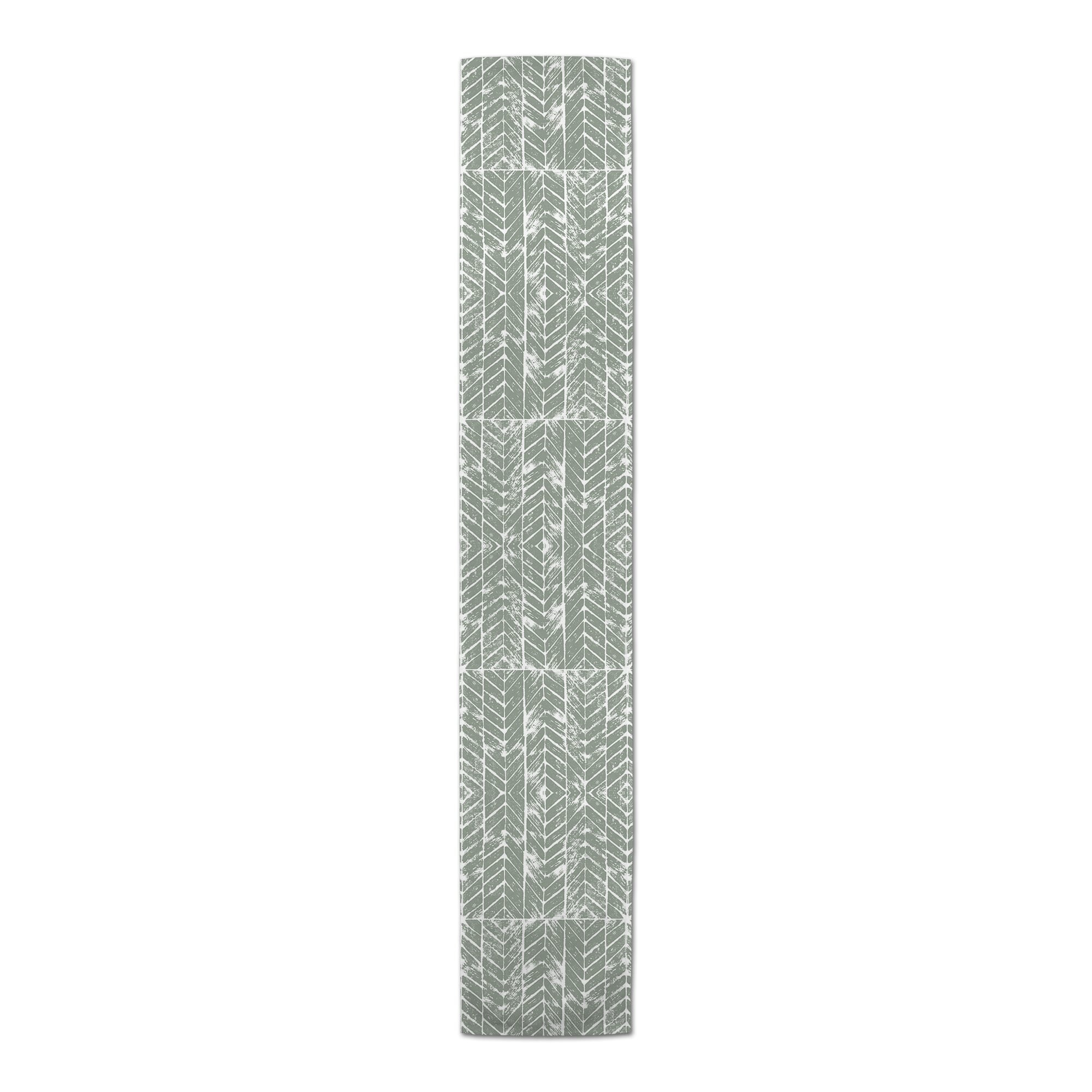 Distressed Chevron Indoor/Outdoor Table Runner