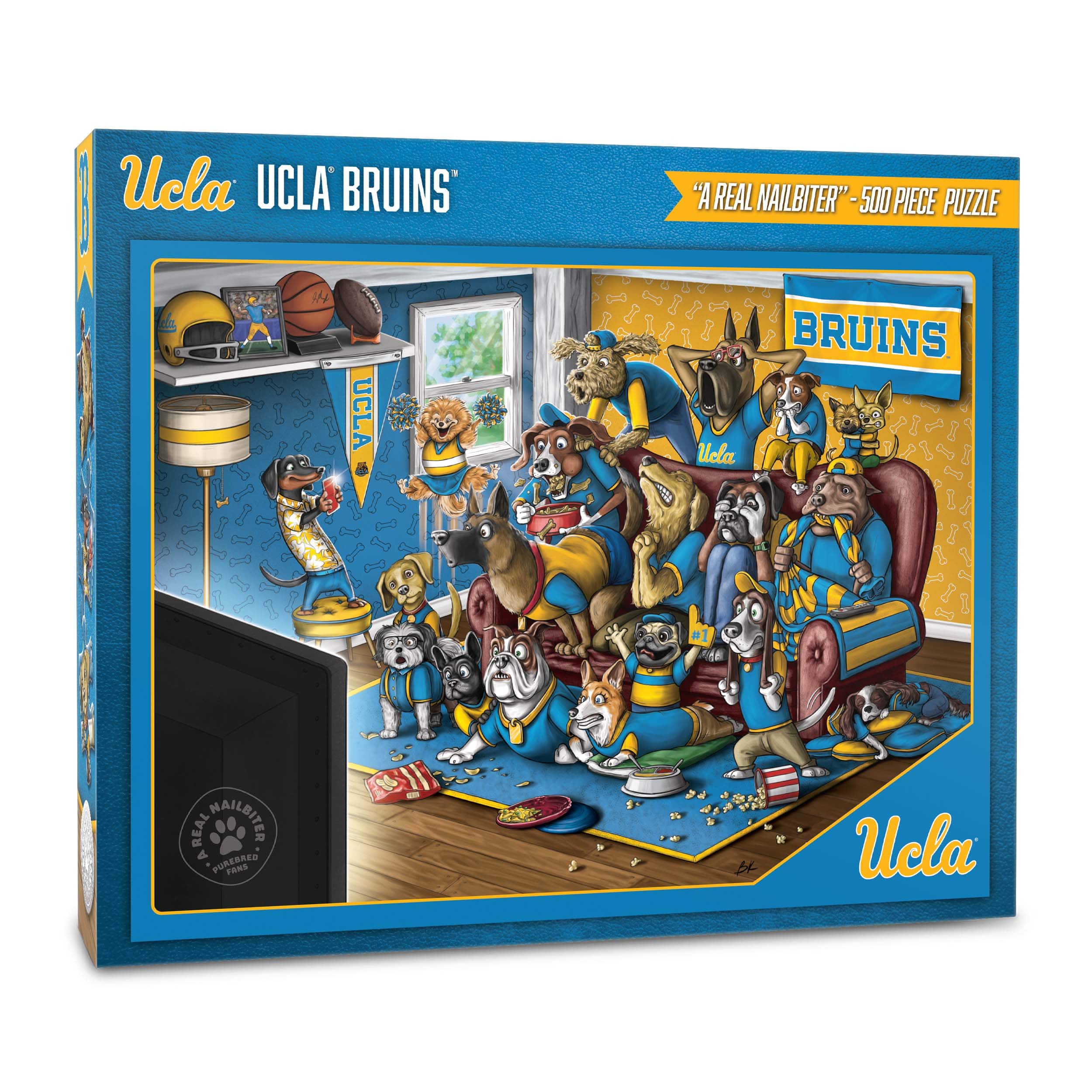 College Football Purebred Fans A Real Nailbiter 500 Piece Puzzle