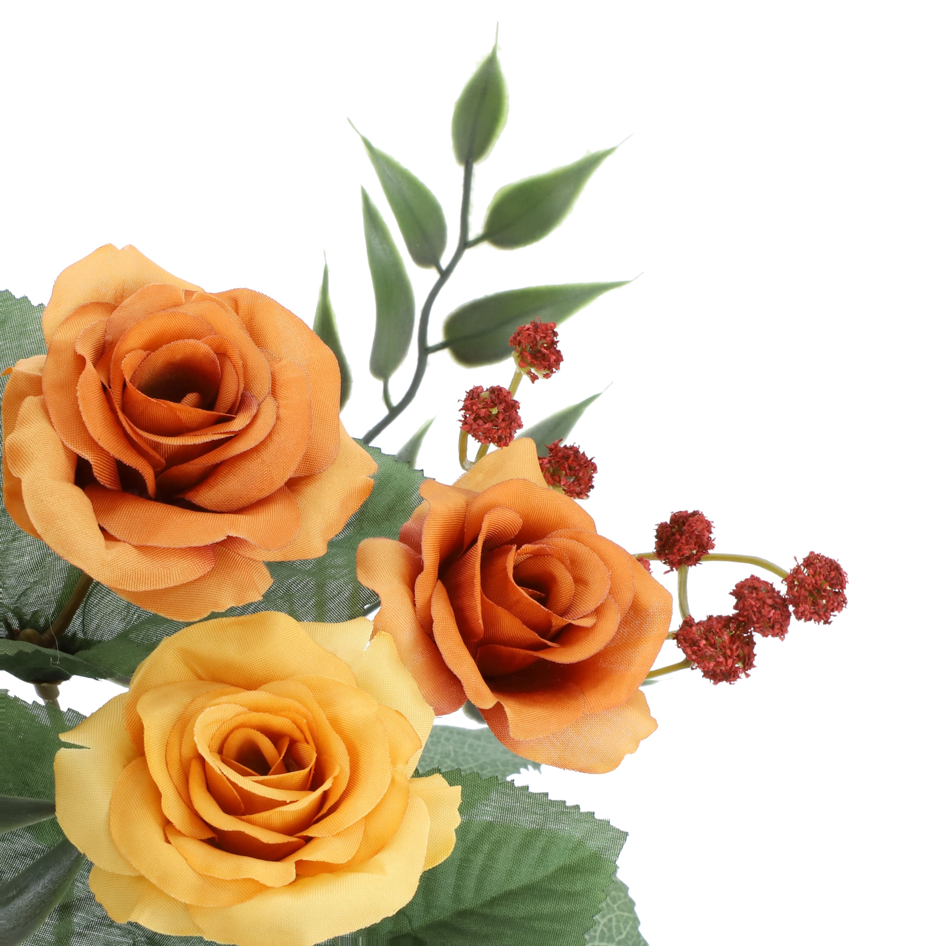 17" Orange 2-Tone Rose Bush by Ashland®