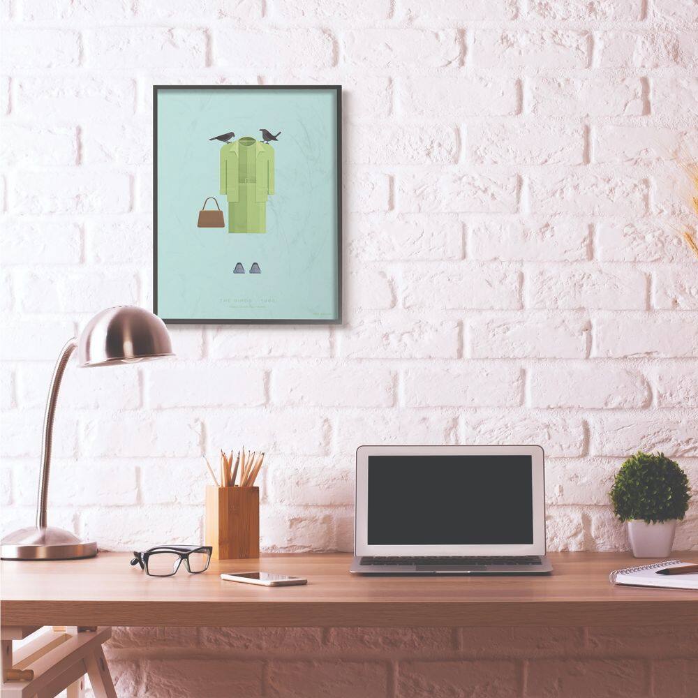Stupell Industries The Birds Fashion Black Framed Wall Art