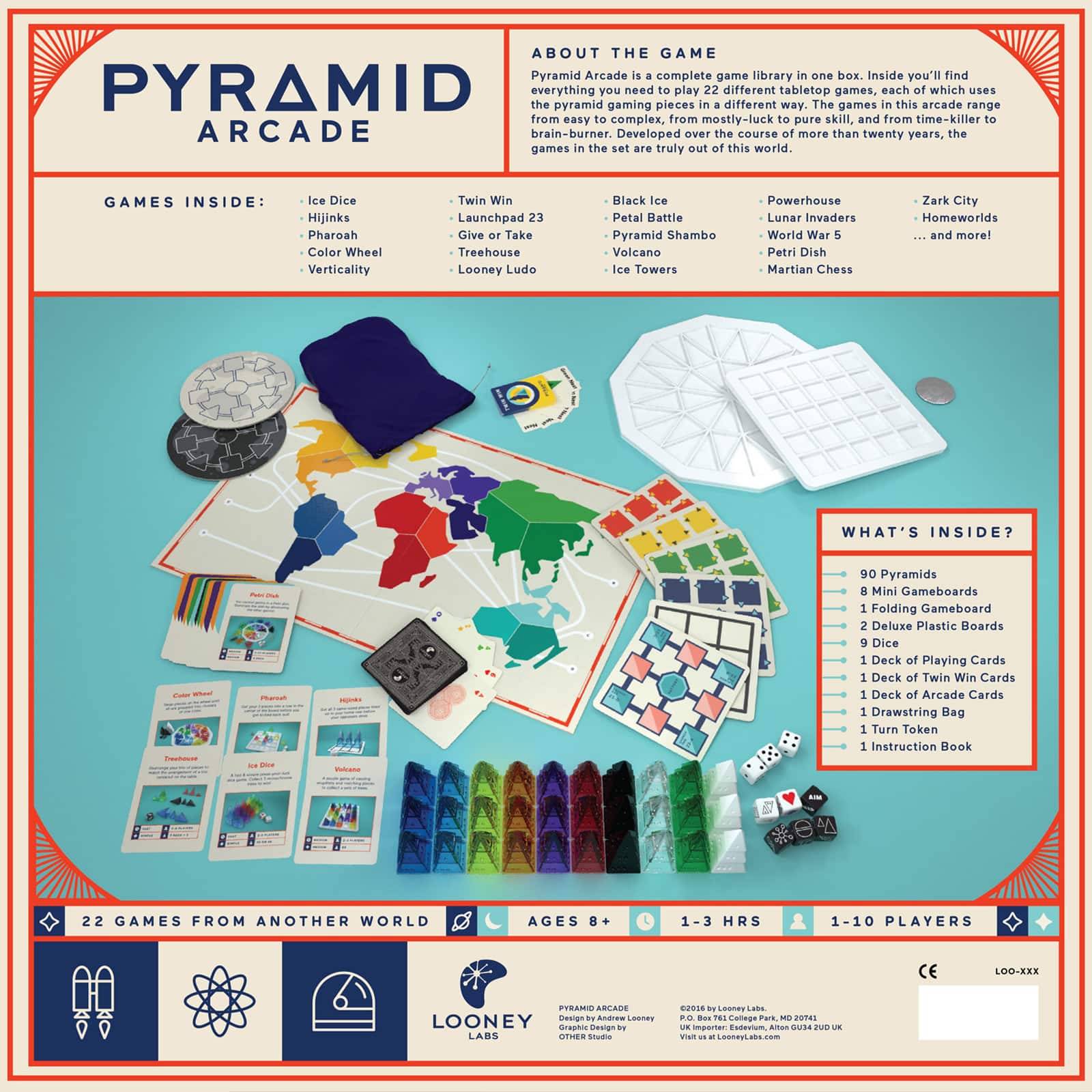 Looney Labs Pyramid Arcade Games
