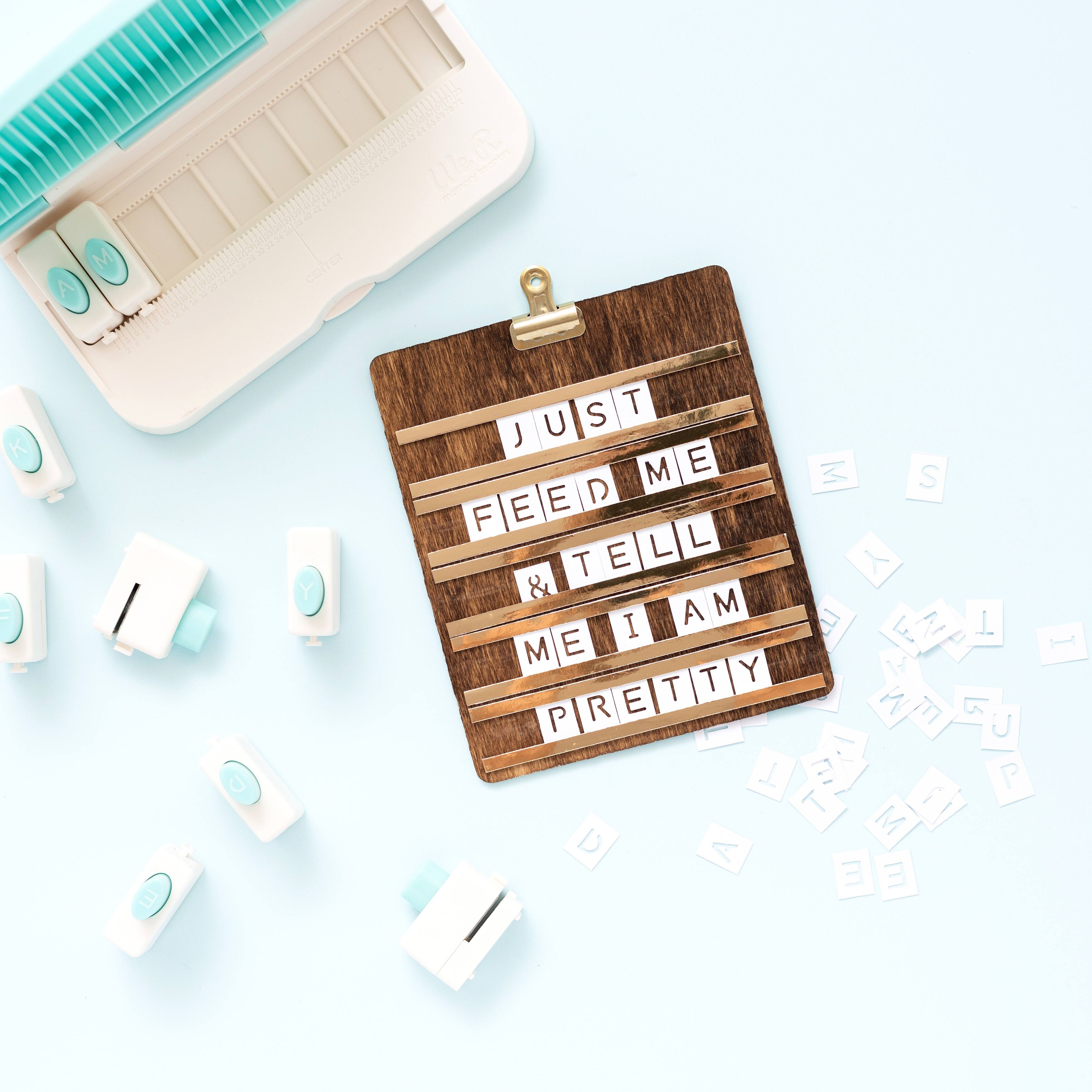 We R Memory Keepers Word Punch Board