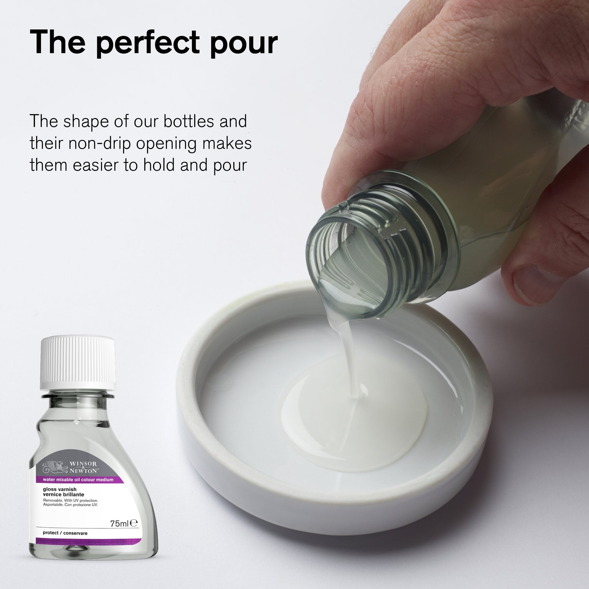 Winsor & Newton™ 75mL Water Mixable Satin Varnish