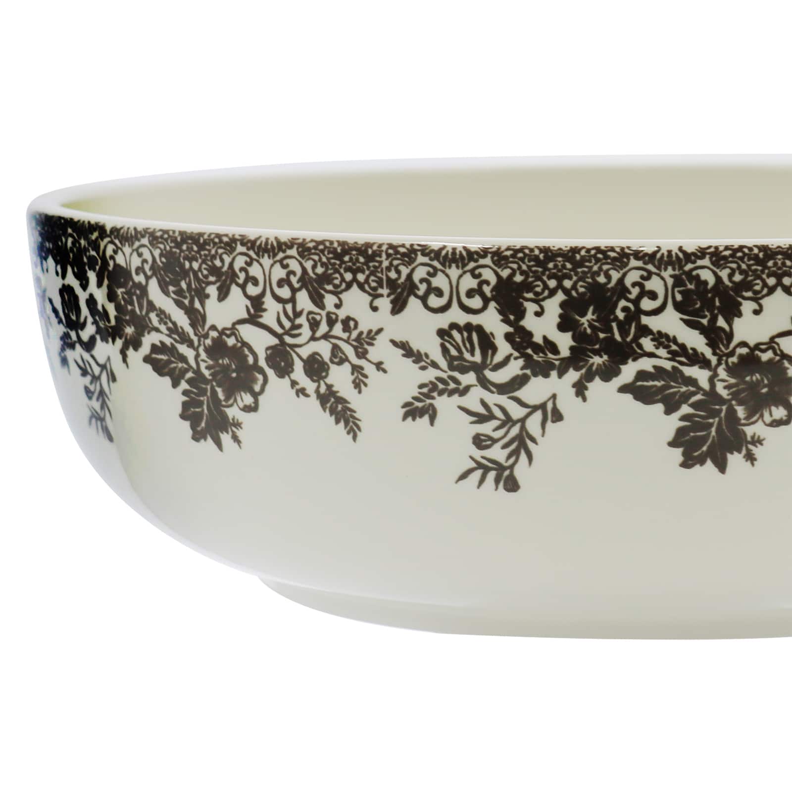 11.7" Fall Floral Ceramic Bowl by Ashland®