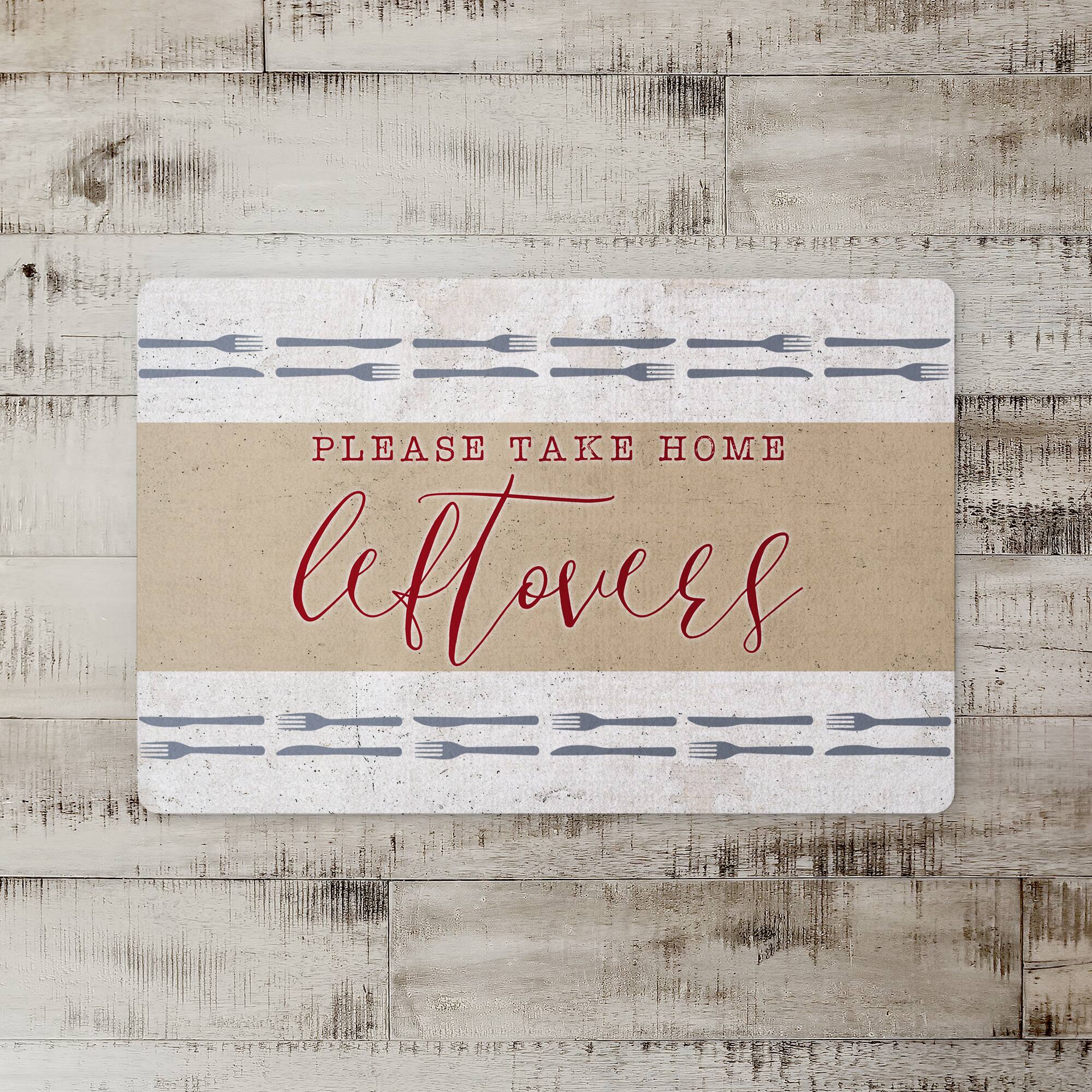 Please Take Leftovers Floor Mat