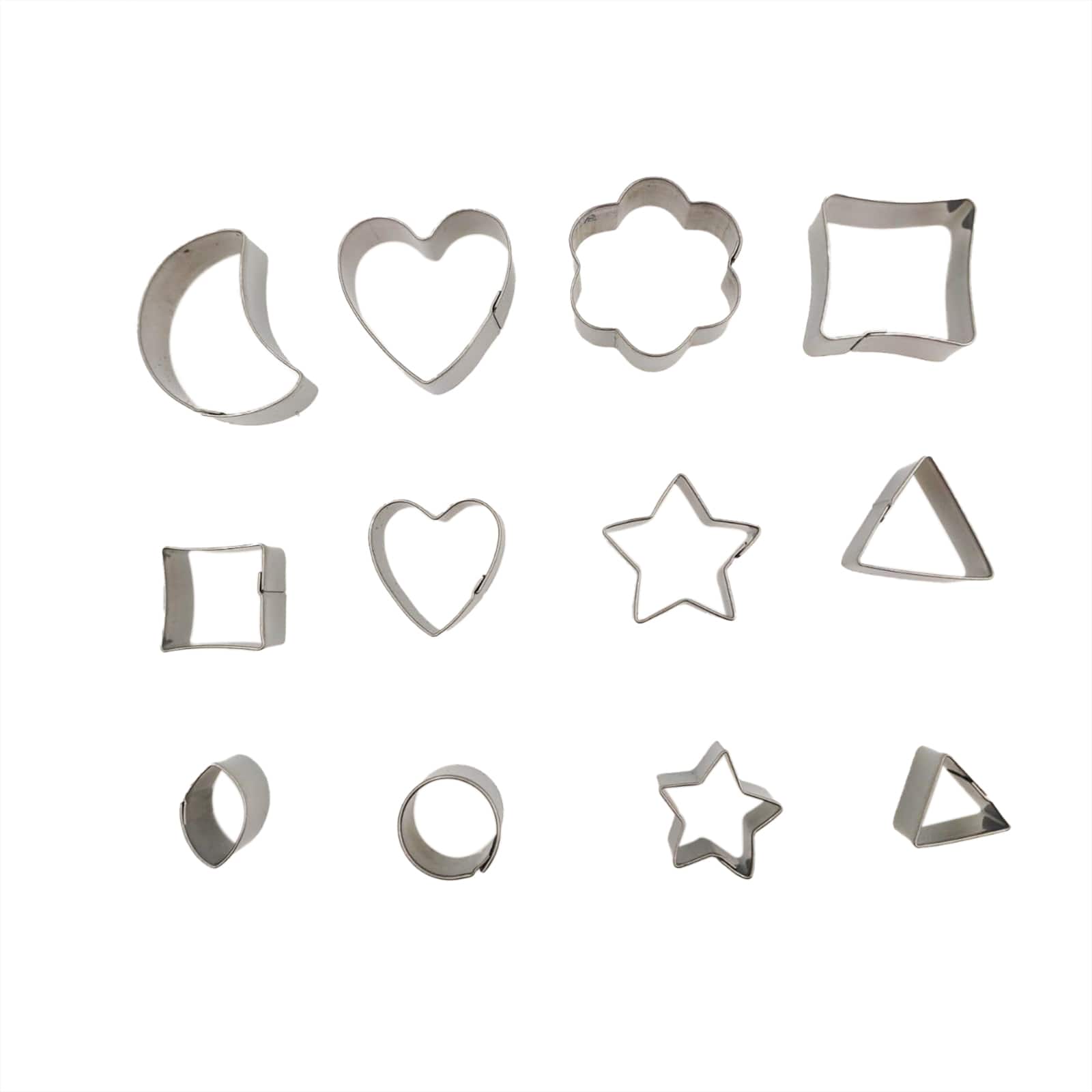 13-Piece Mini Shapes Fondant Cutter Set by Celebrate It™