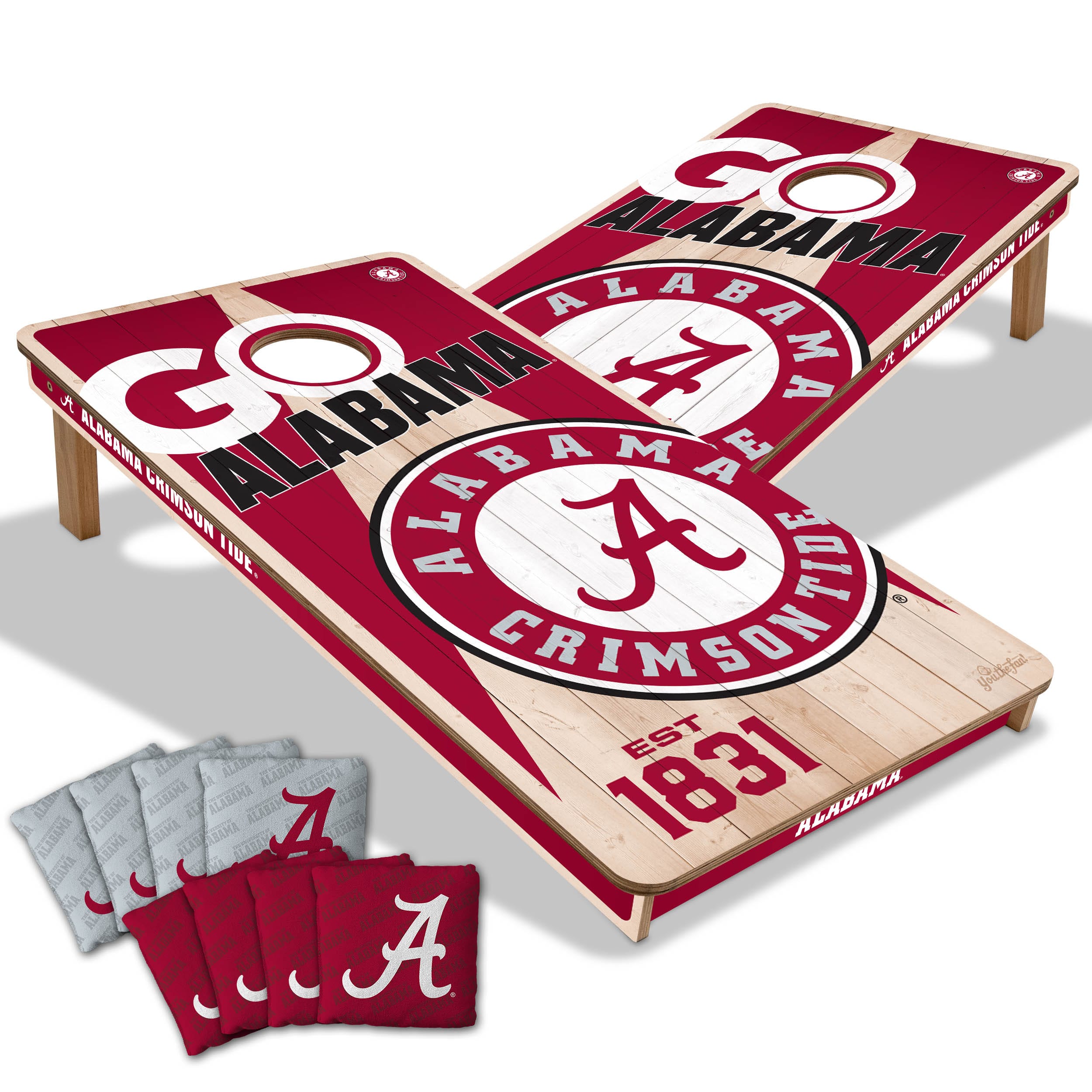 NCAA 2Ft x 4Ft Cornhole Game By Youthefan in Alabama Crimson Tide | 2ft x 4ft | Michaels®