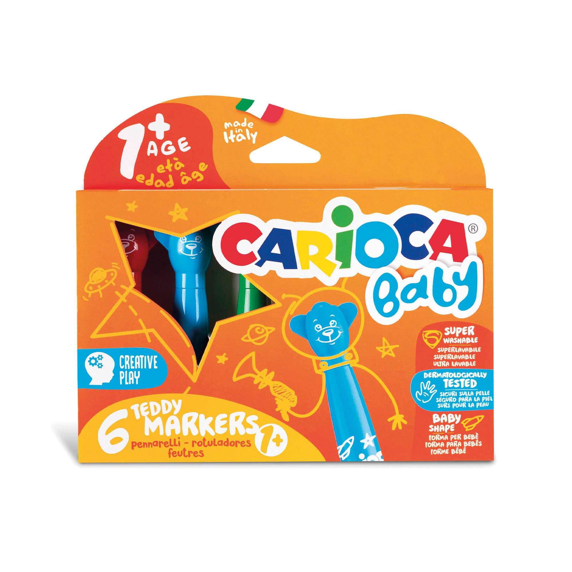 CARIOCA® BABY Teddy Washable Markers Set