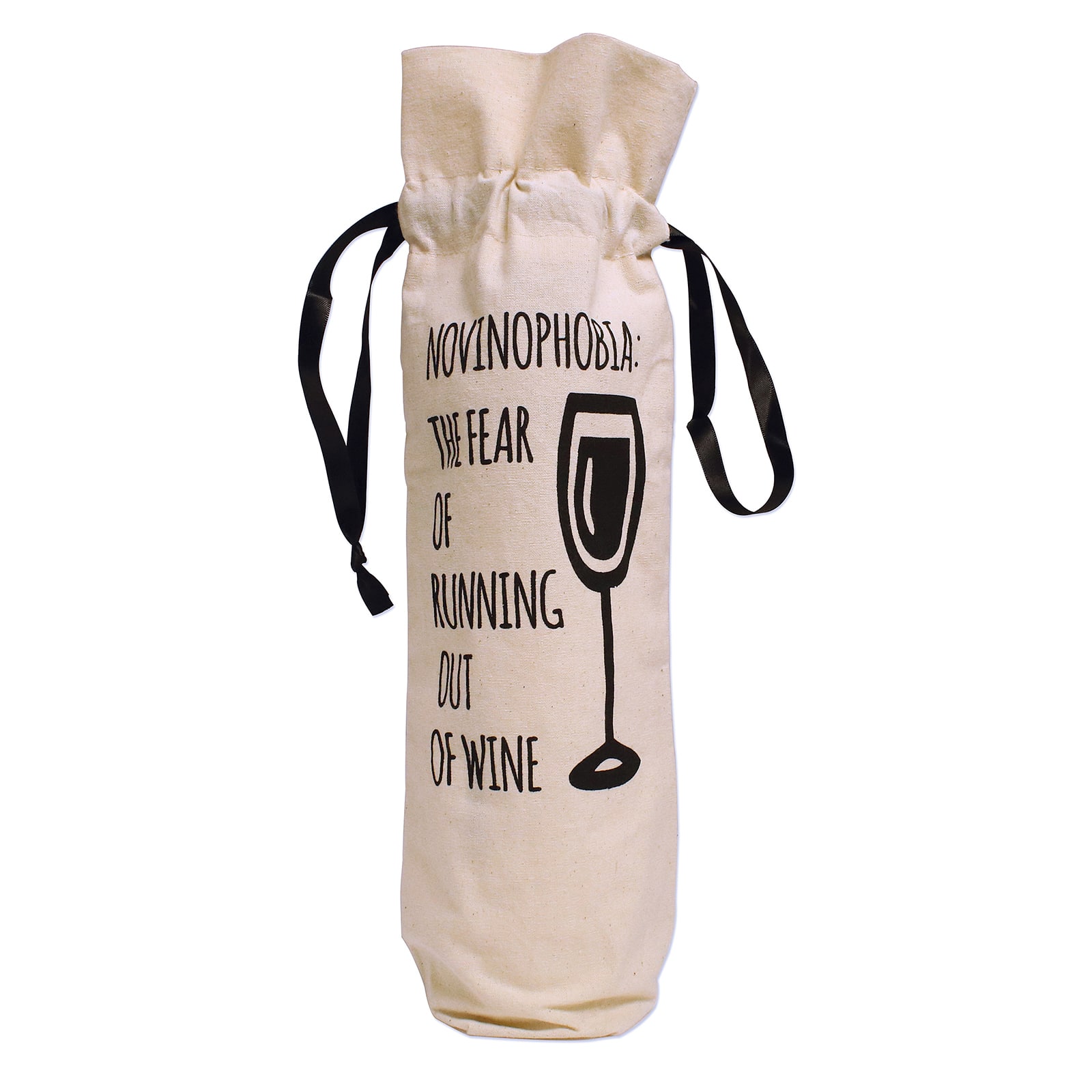 Personality Case™ Novinophobia Canvas Wine Bag