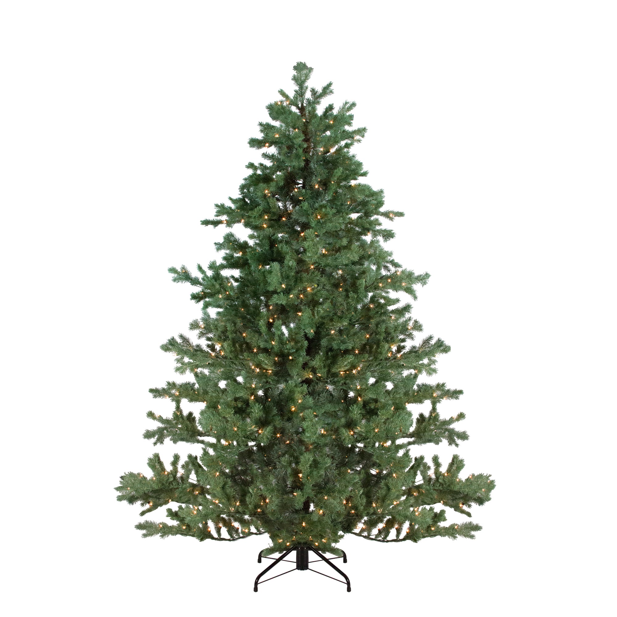 7.5ft. Pre-Lit Mountain Pine Artificial Christmas Tree, Clear Lights