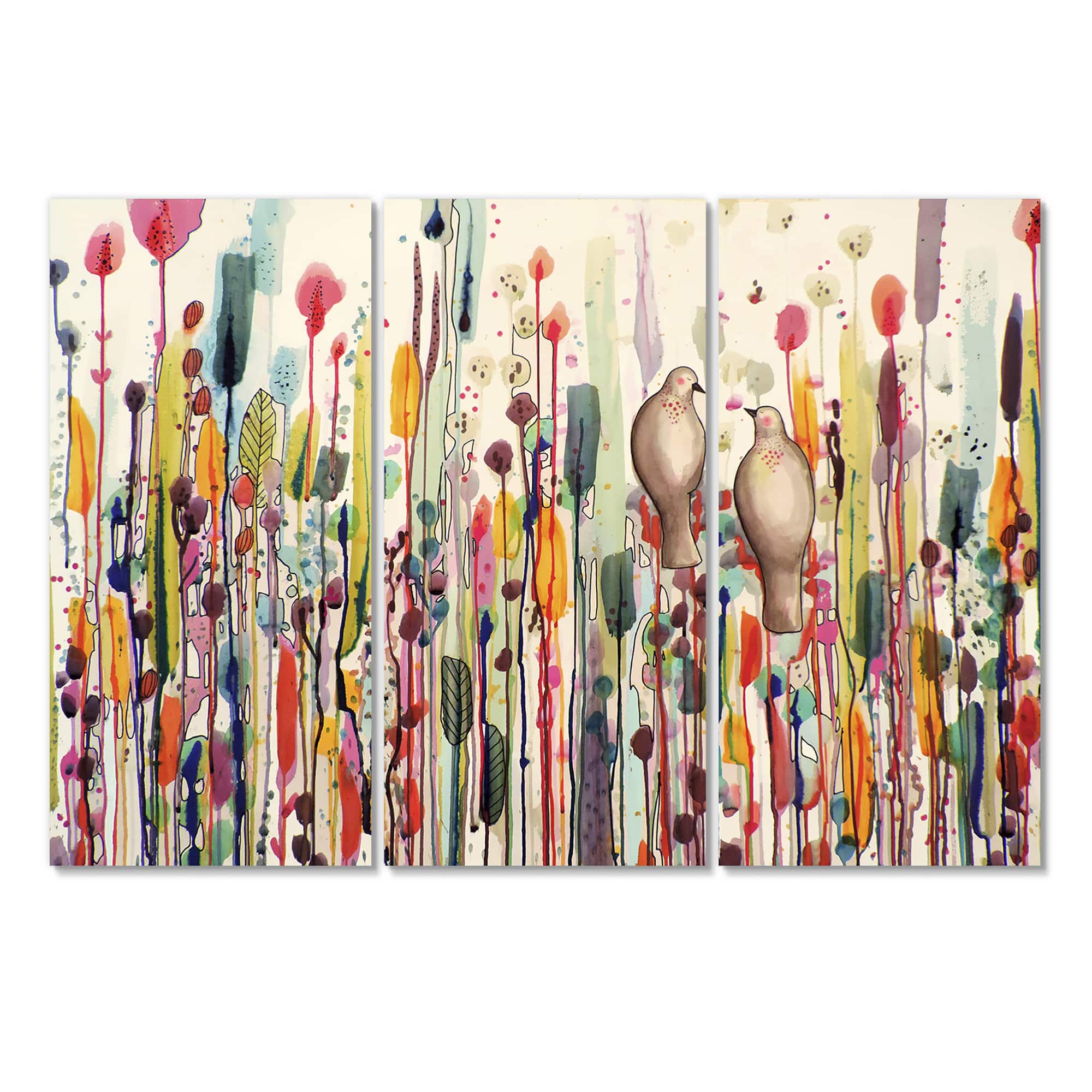 Designart - L'un Pour L'autre - Cottage Canvas Art Print