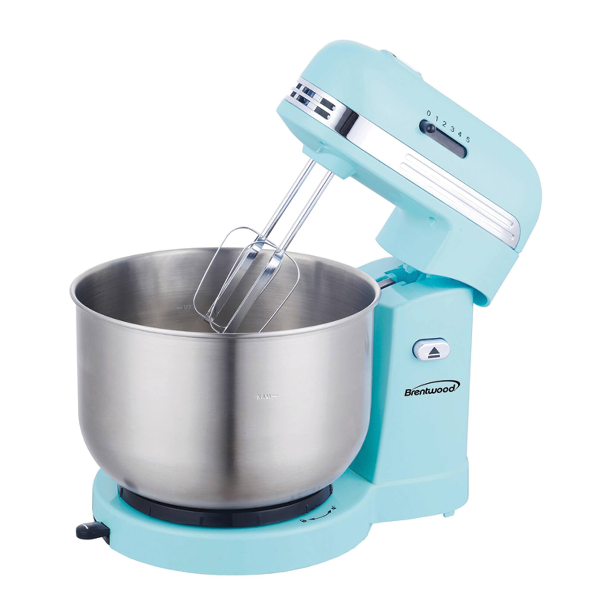 Brentwood 5-Speed Stand Mixer with 3qt. Stainless Steel Mixing Bowl