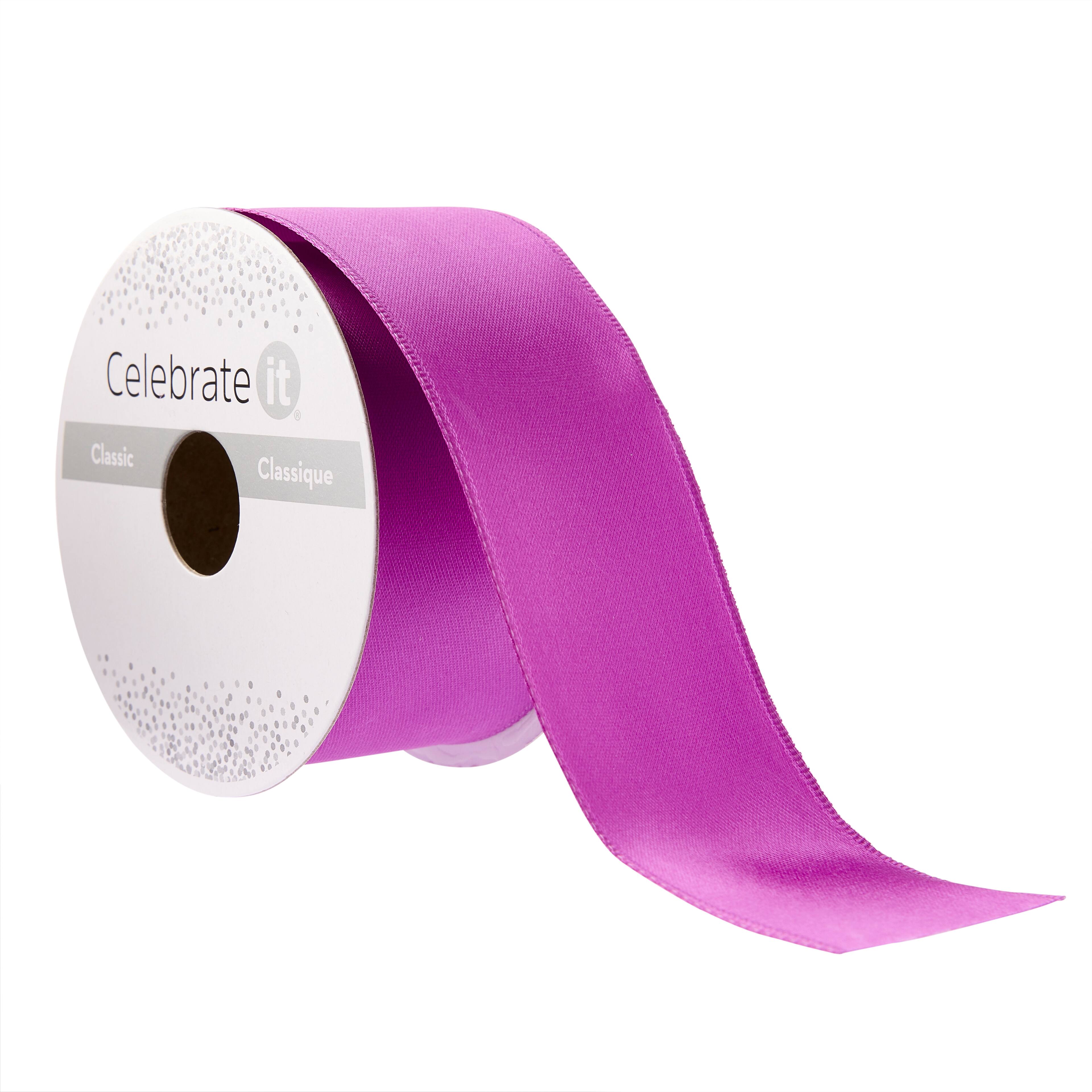 12 Pack: 1.5" x 3yd. Satin Wired Ribbon by Celebrate It™