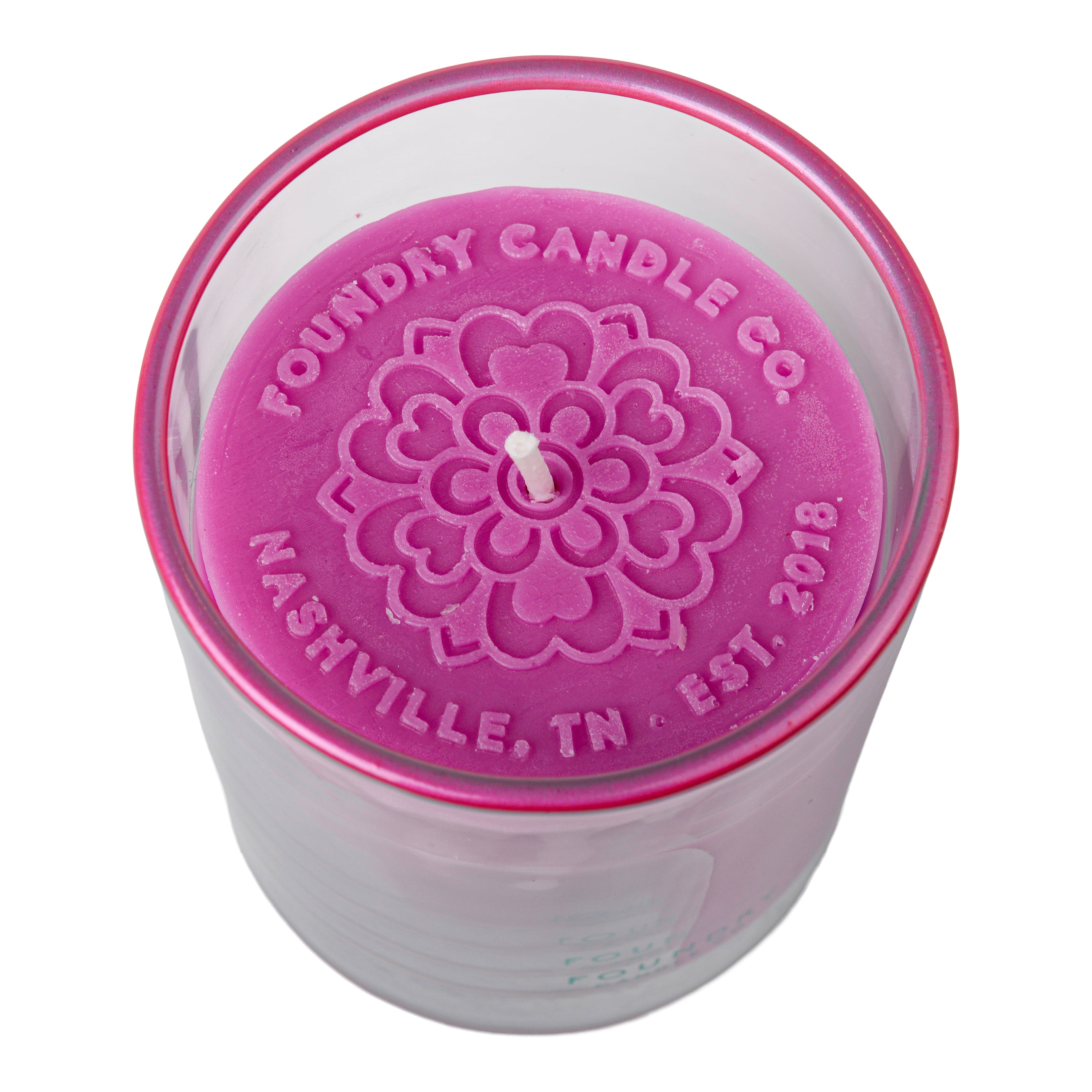 Foundry Candle Co. 7oz. Lavender Tea Stamped Scented Candle