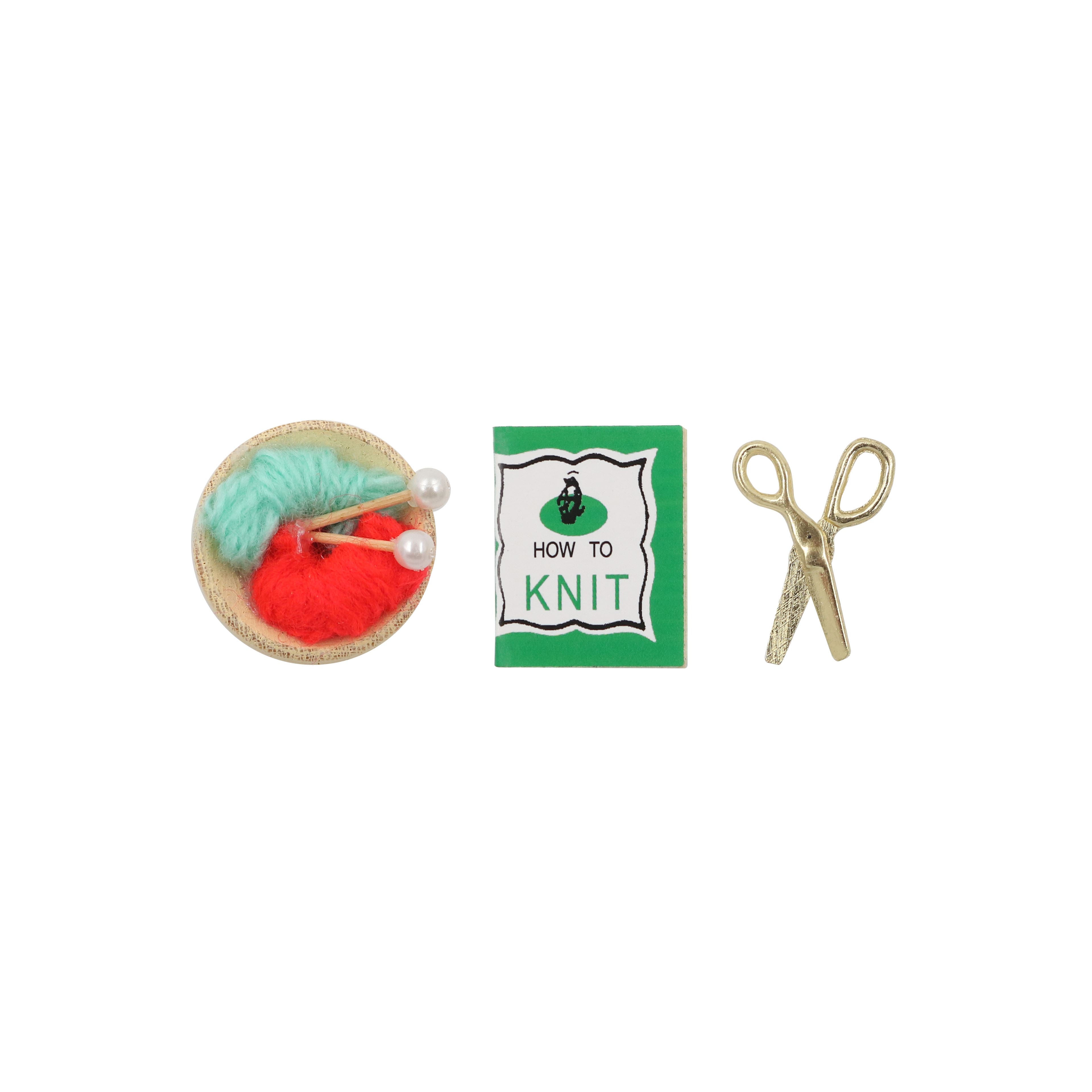 12 Pack: Miniature Knitting Set by Make Market®