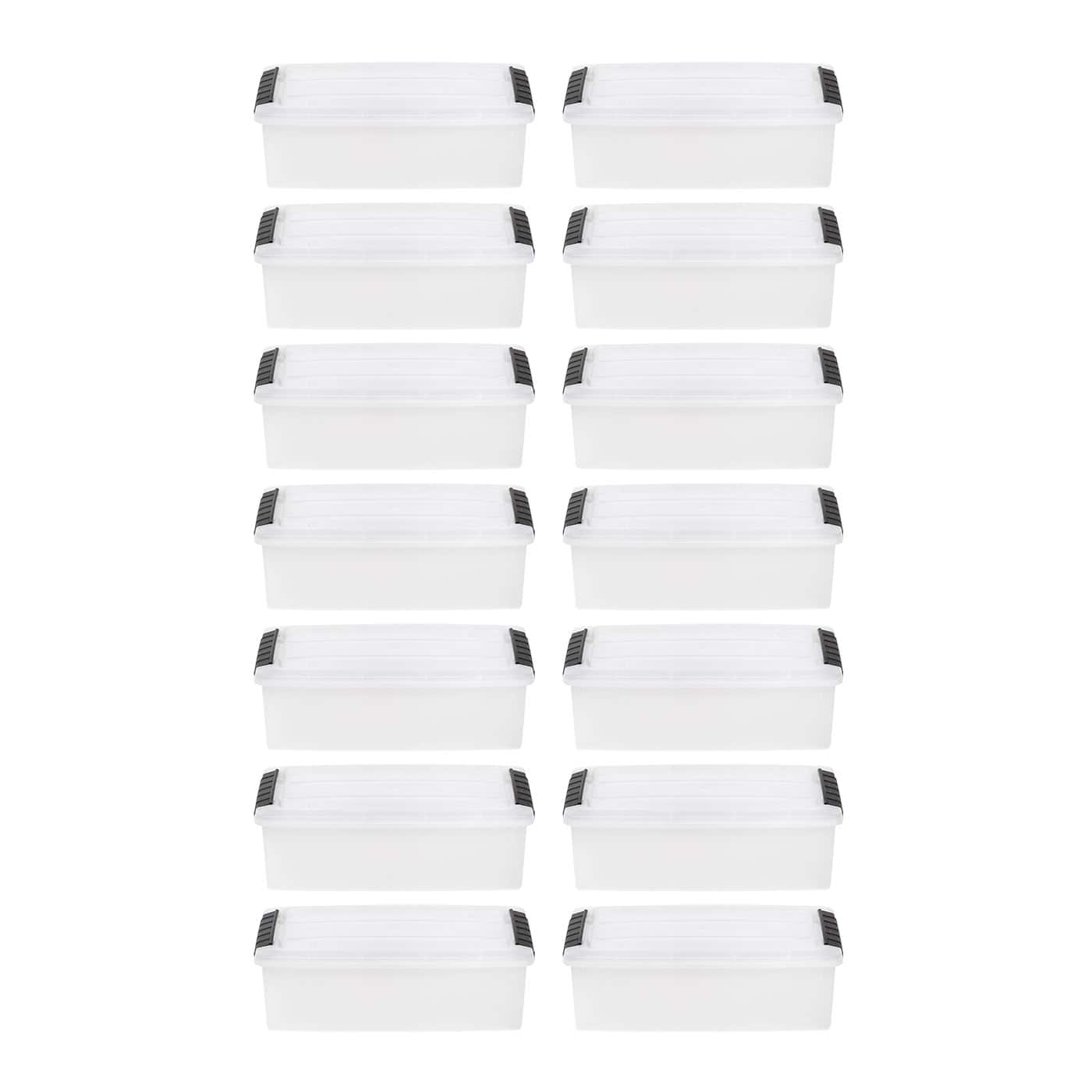 IRIS Stack & Pull™ Plastic Storage Boxes