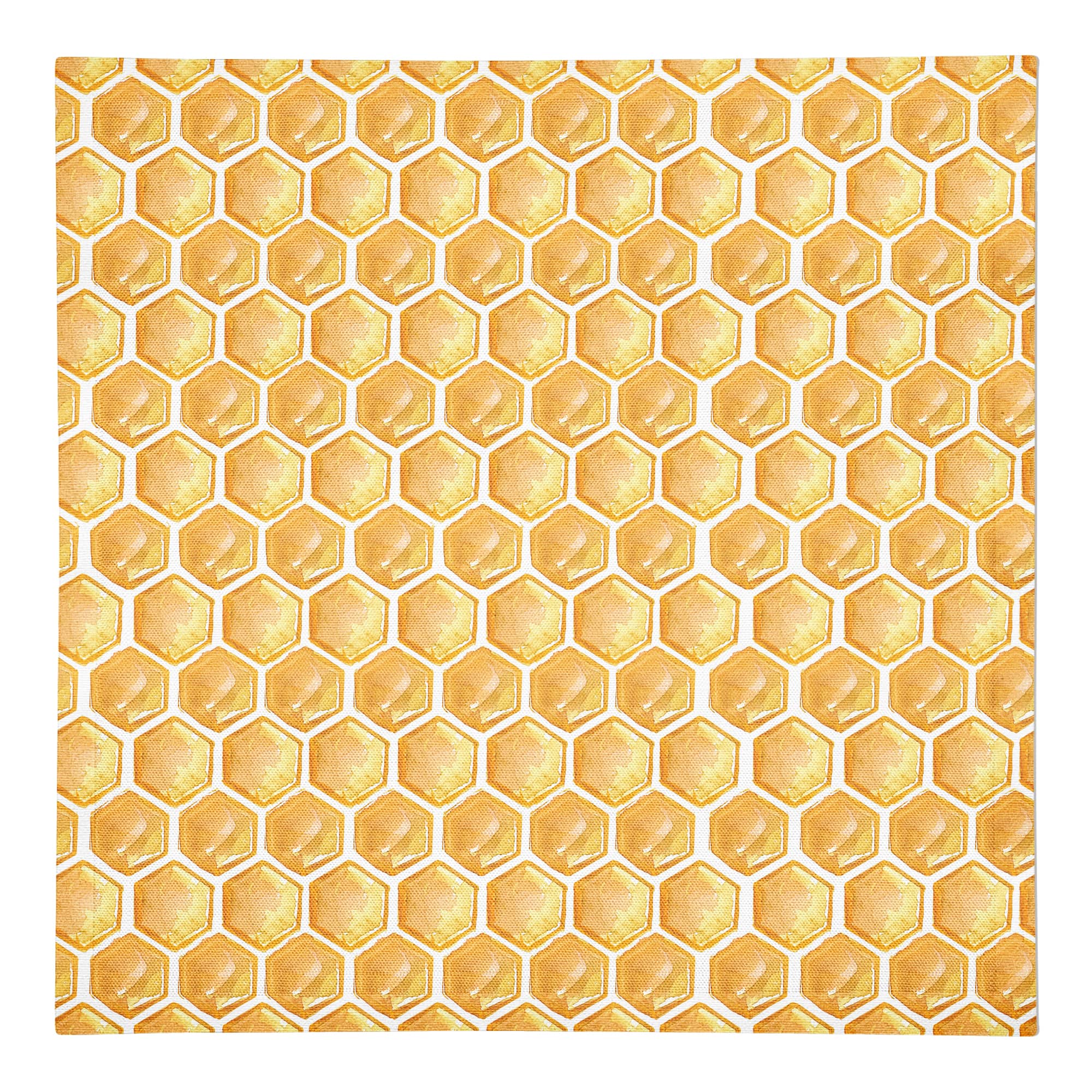 Painted Honeycomb 10" x 10" Cotton Twill Napkin