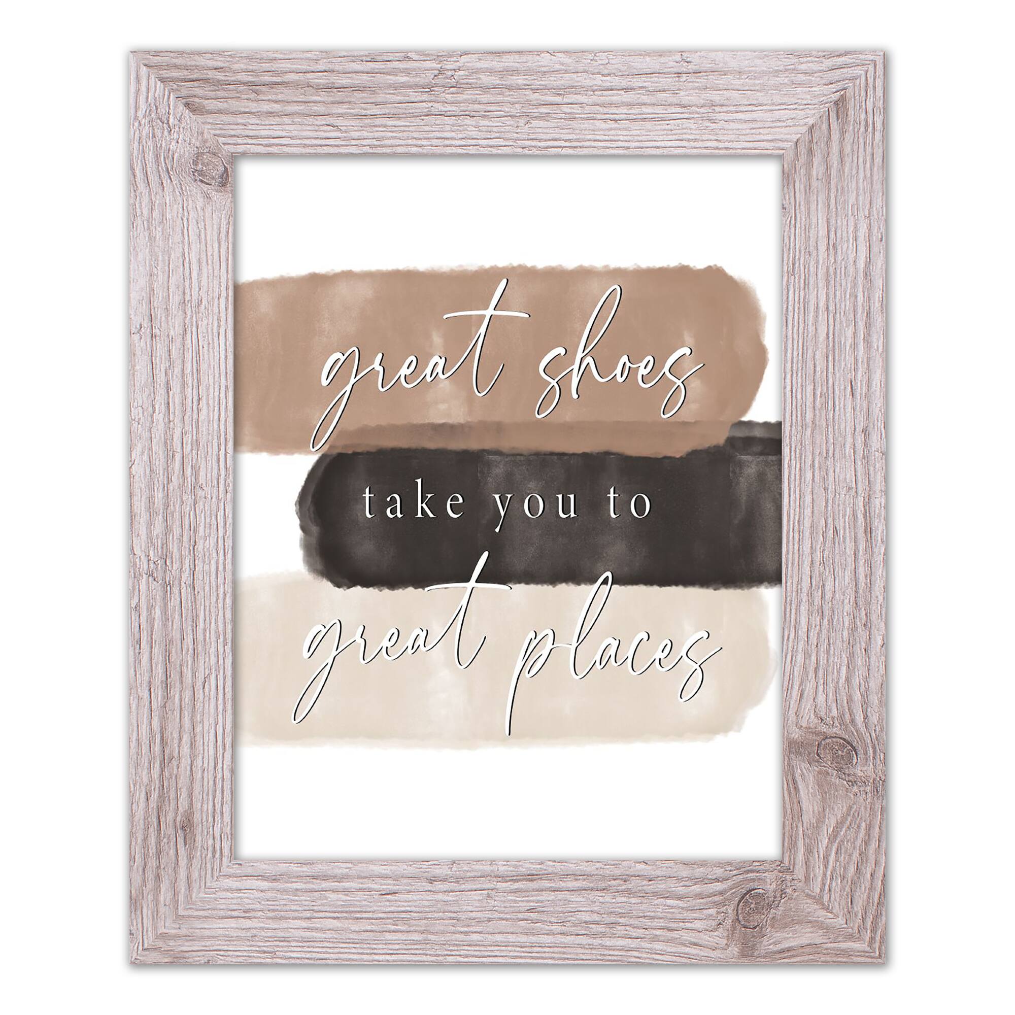 Great Shoes to Great Places Western Framed Print