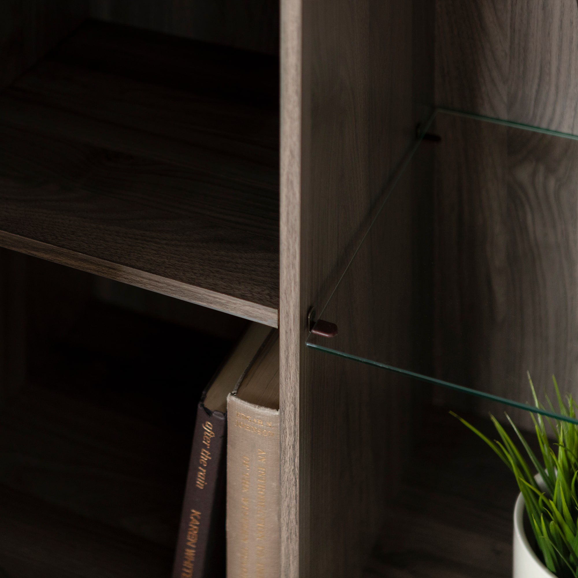 Walker Edison 30" Slate Grey Modern Wood Accent Cabinet