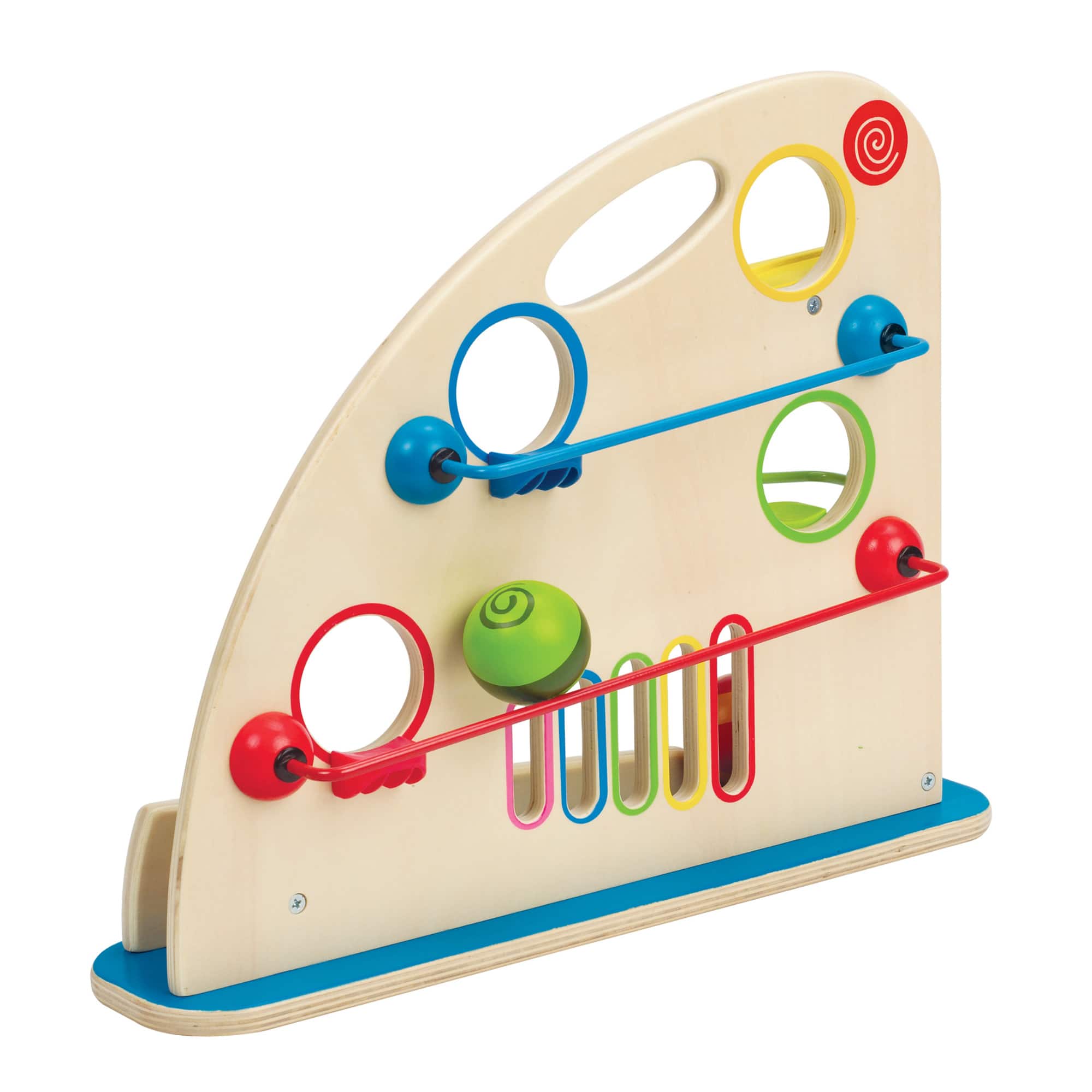 Hape Totally Amazing Roller Derby Wooden Marble Racing Toddler Toy