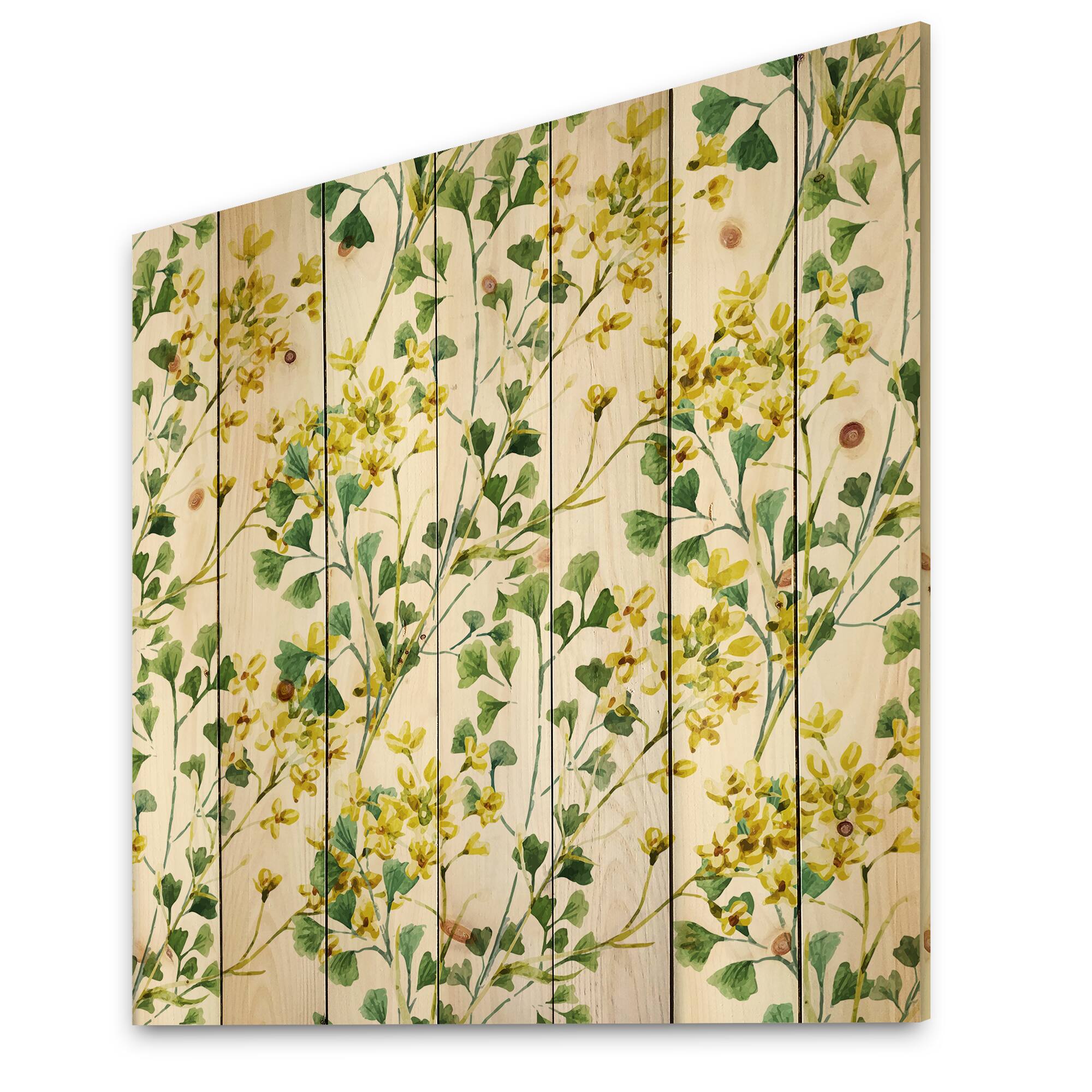 Designart - Vibrant Yellow Summer Wildflowers