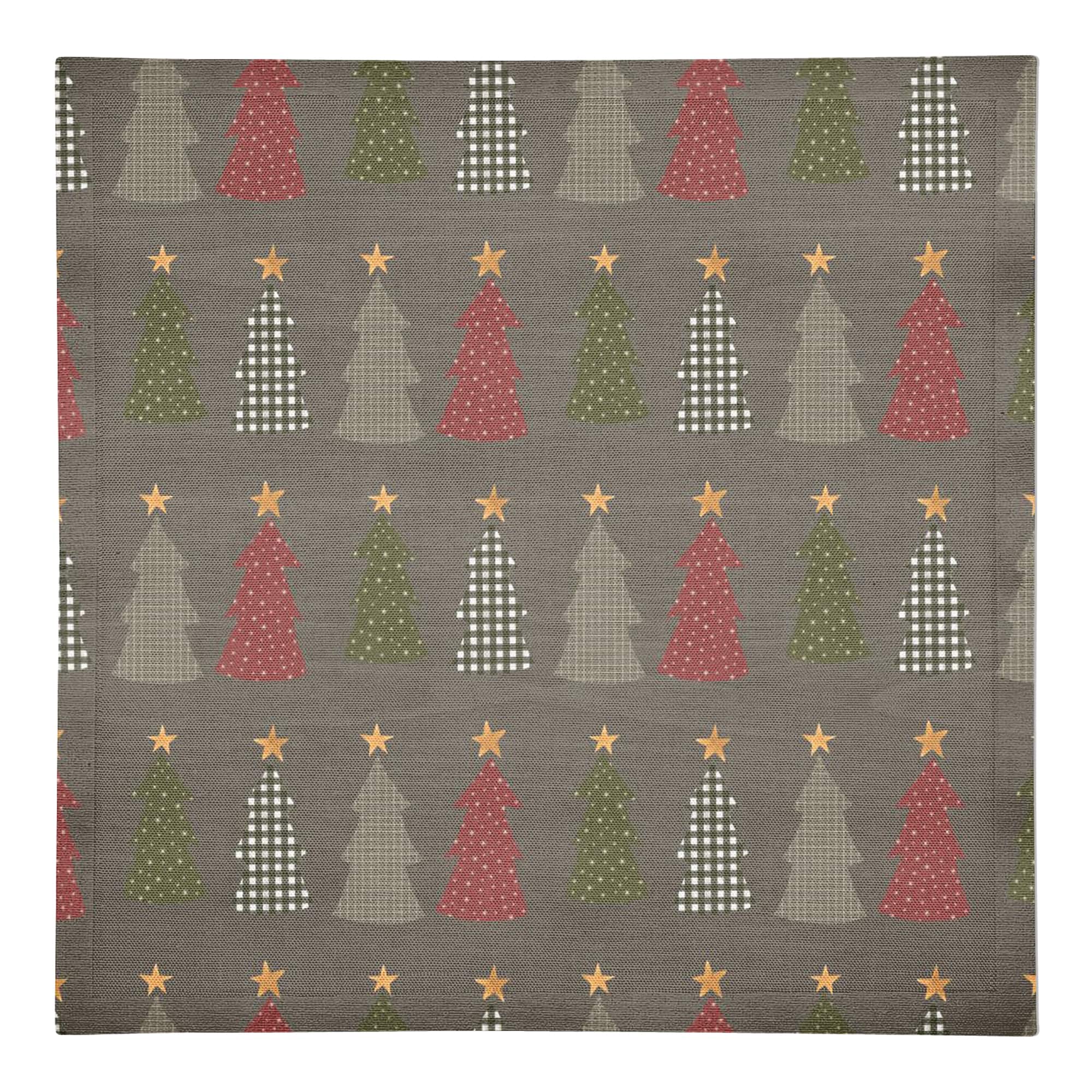 Tree Pattern Cotton Twill Napkin