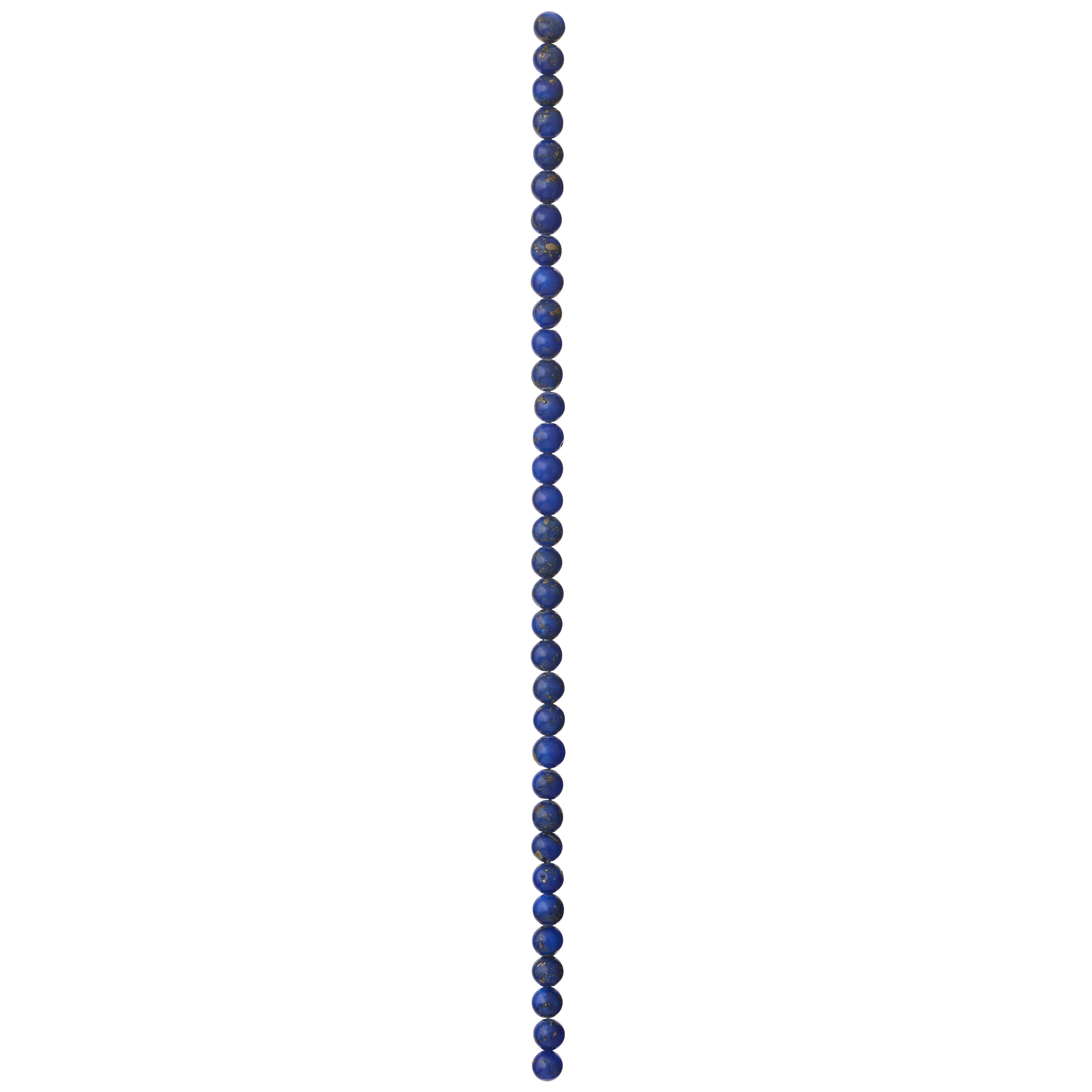 Sapphire Reconstituted Lapis Round Beads, 6mm by Bead Landing™