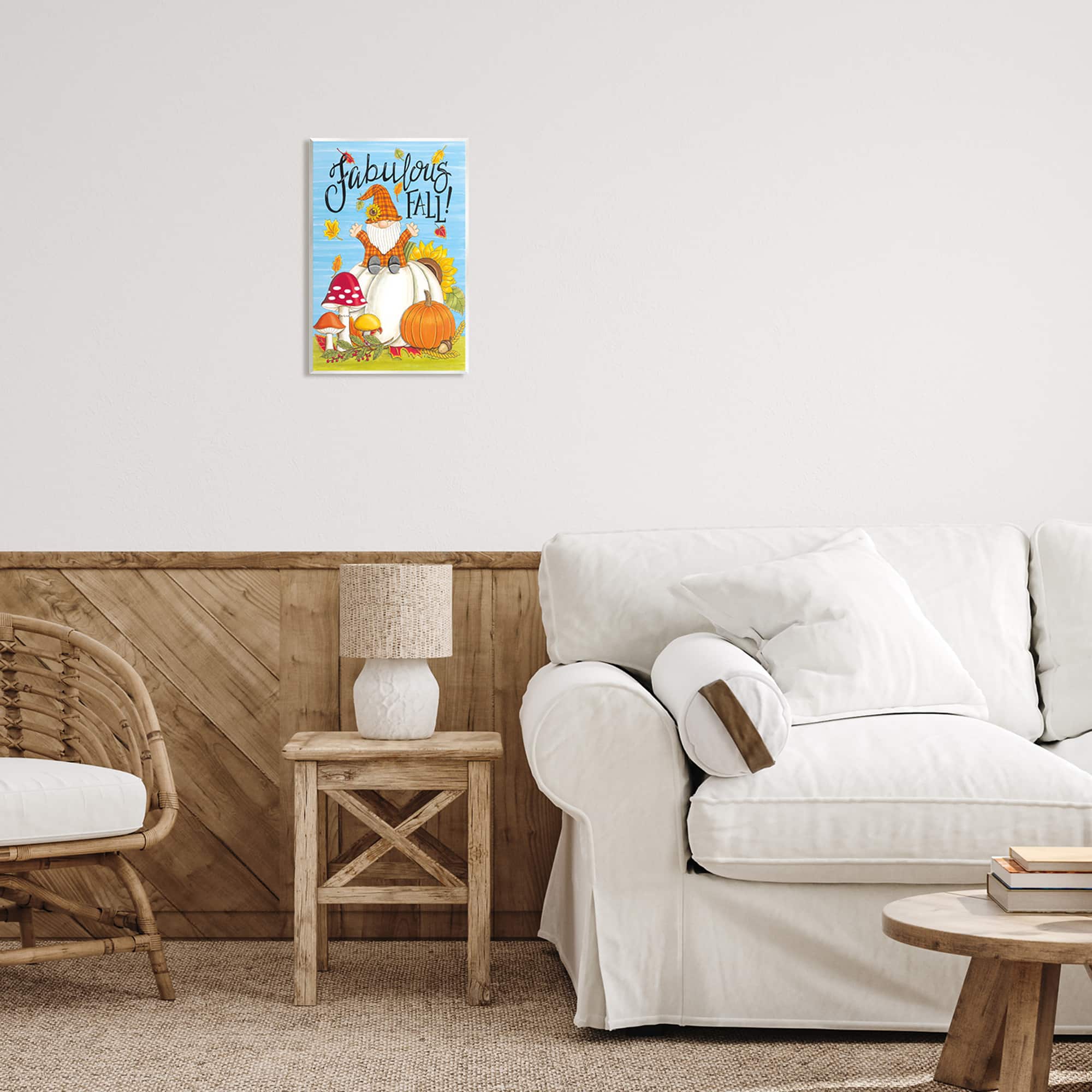 Stupell Industries Fabulous Fall Gnome Wall Plaque Art