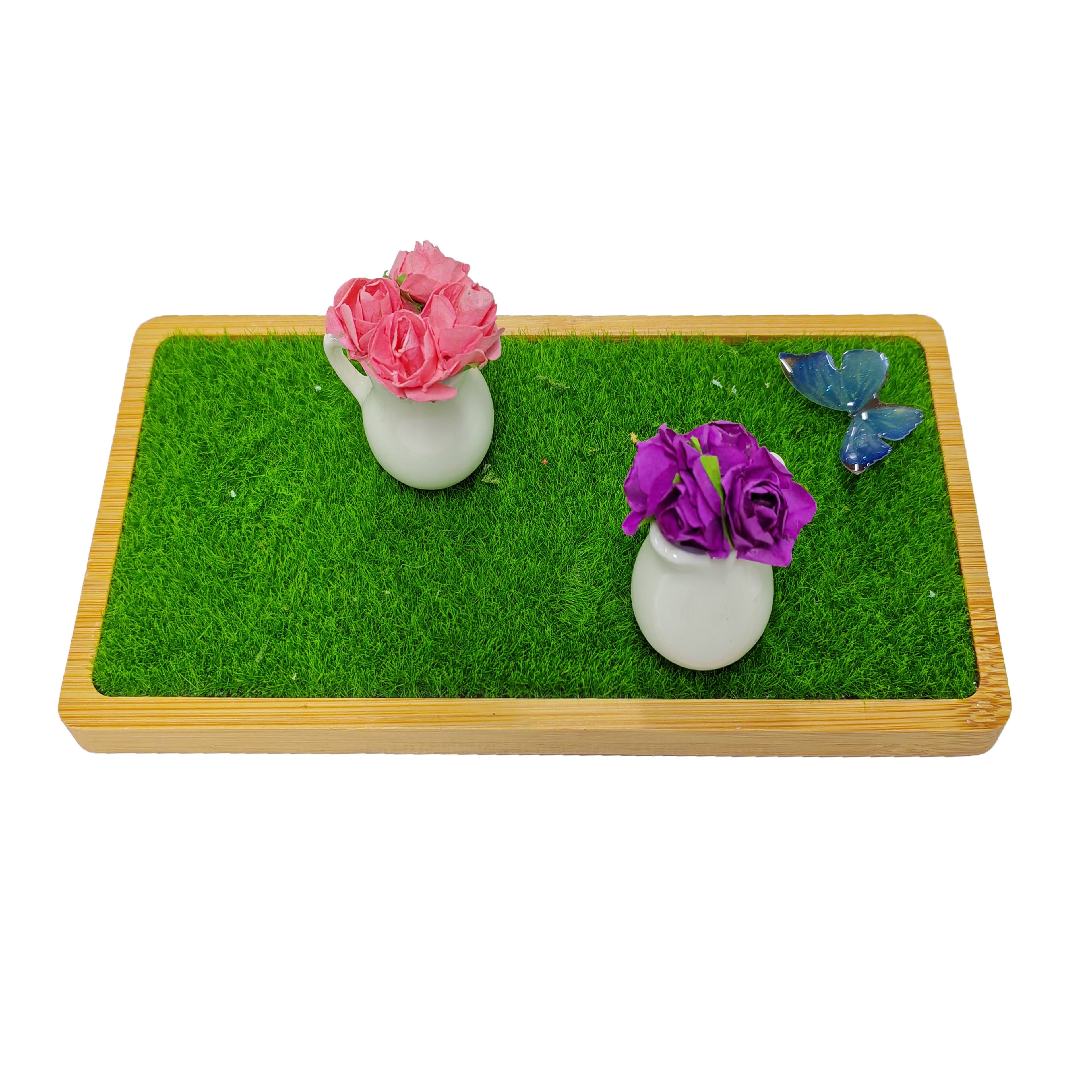 Mini Pink & Purple Flower Pitcher Decoration Set by Ashland
