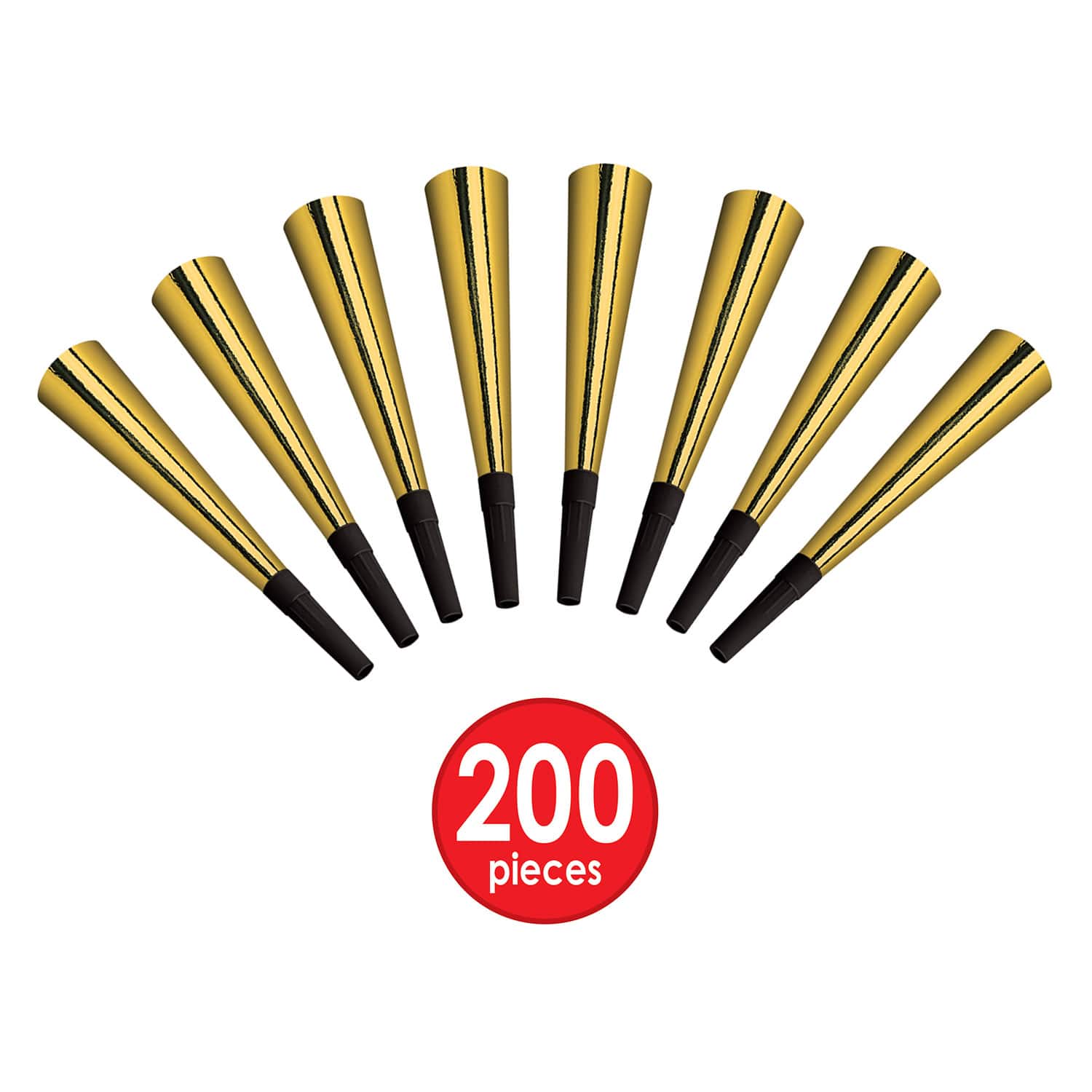 Beistle Black & Gold the Great New Year Accessory Kit