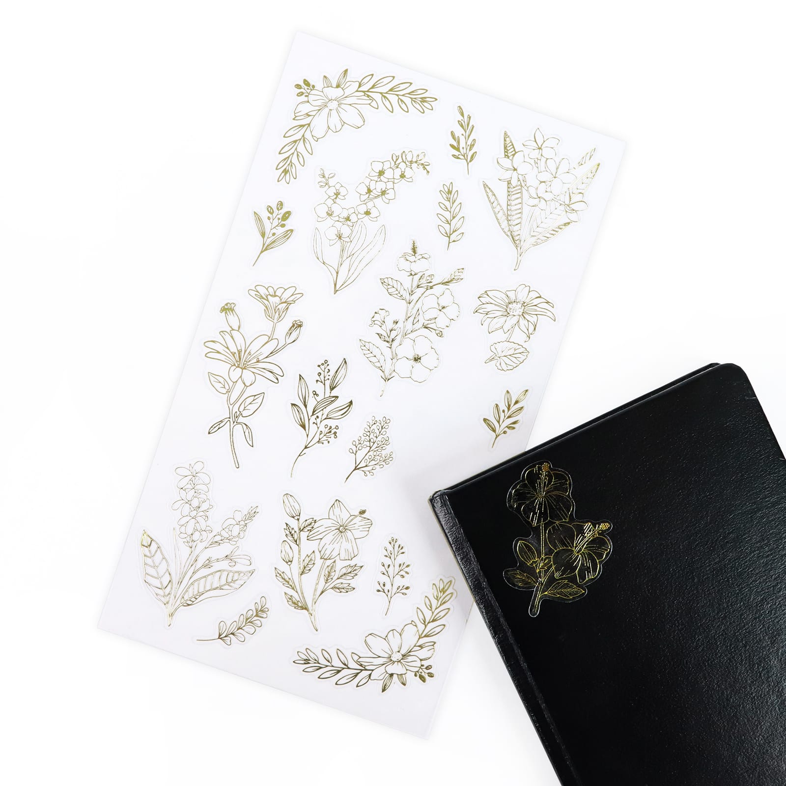 12 Pack: Gold Flower Stickers by Recollections™